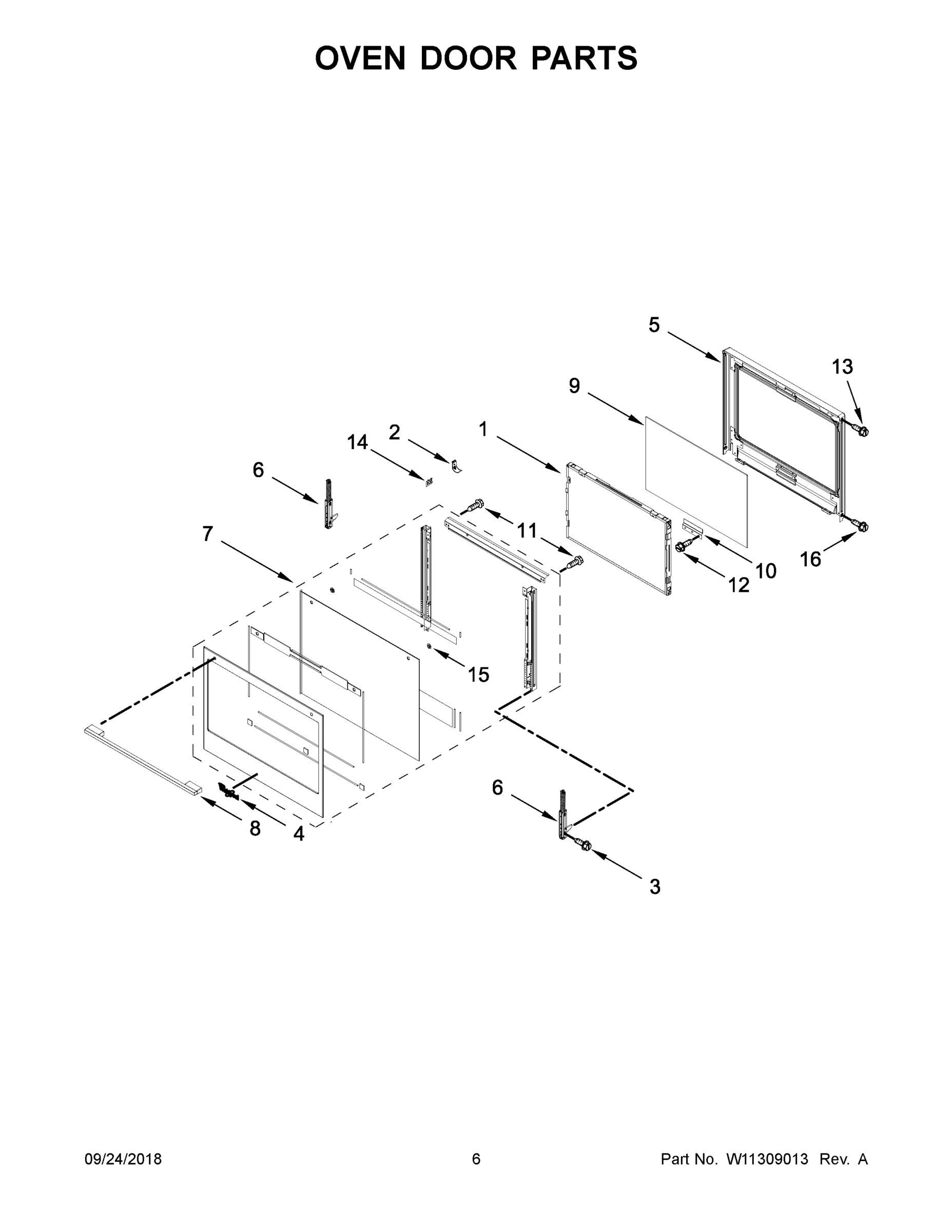04 - OVEN DOOR PARTS