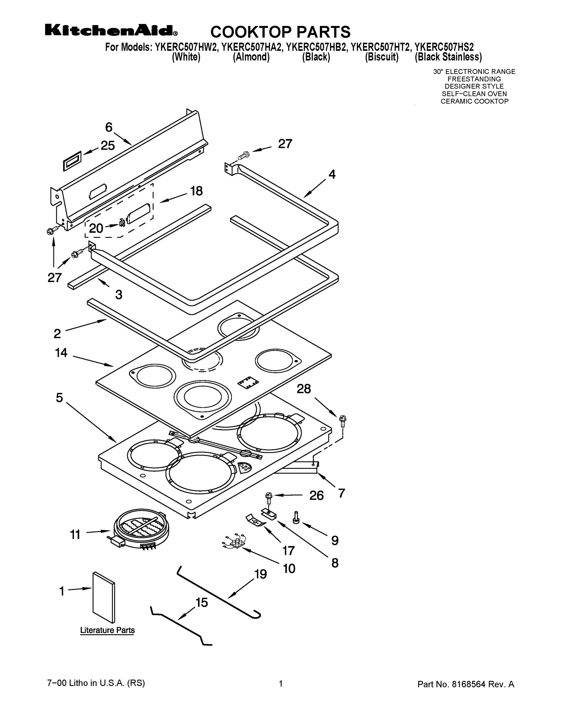 02 - COOKTOP PARTS