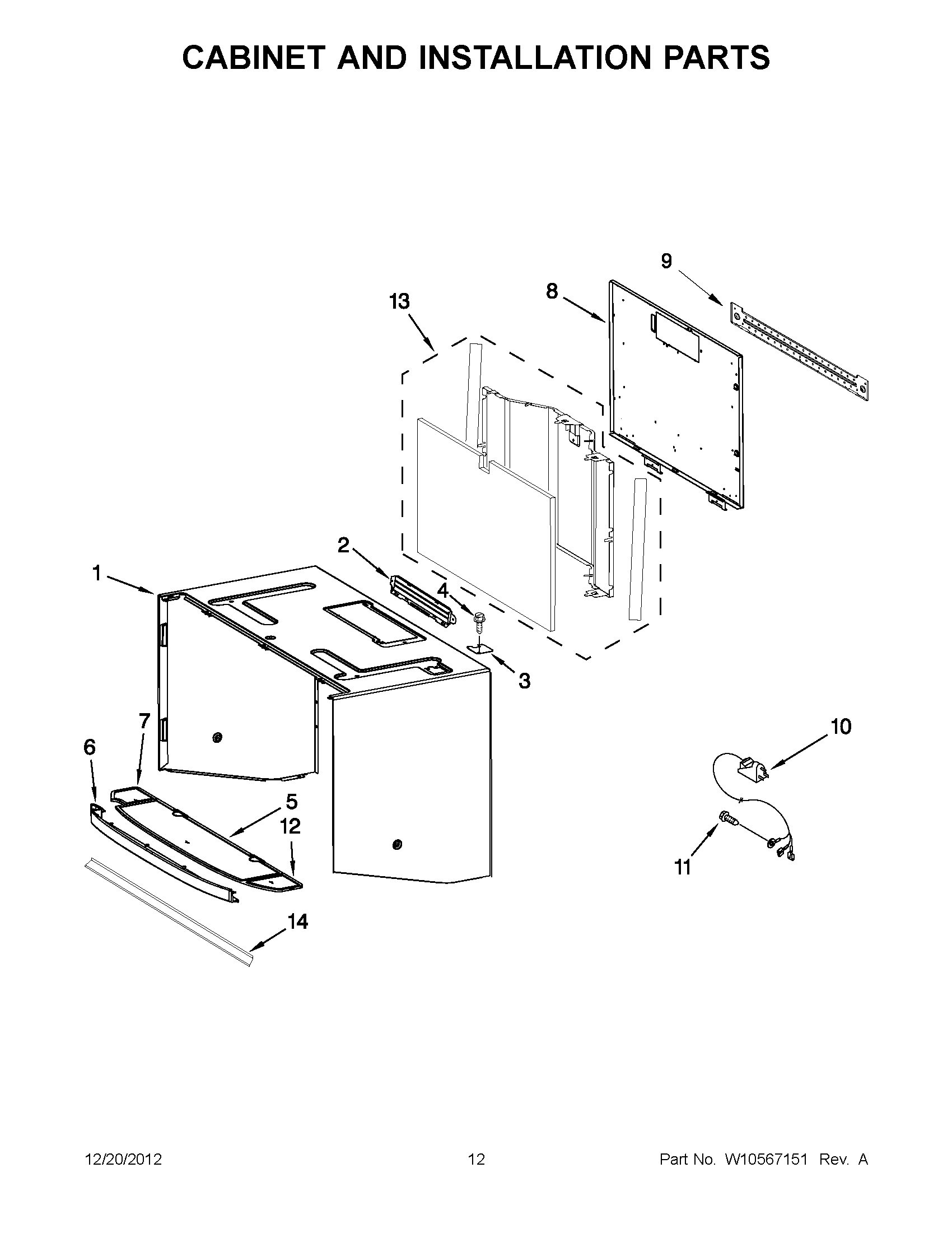 06 - CABINET AND INSTALLATION PARTS