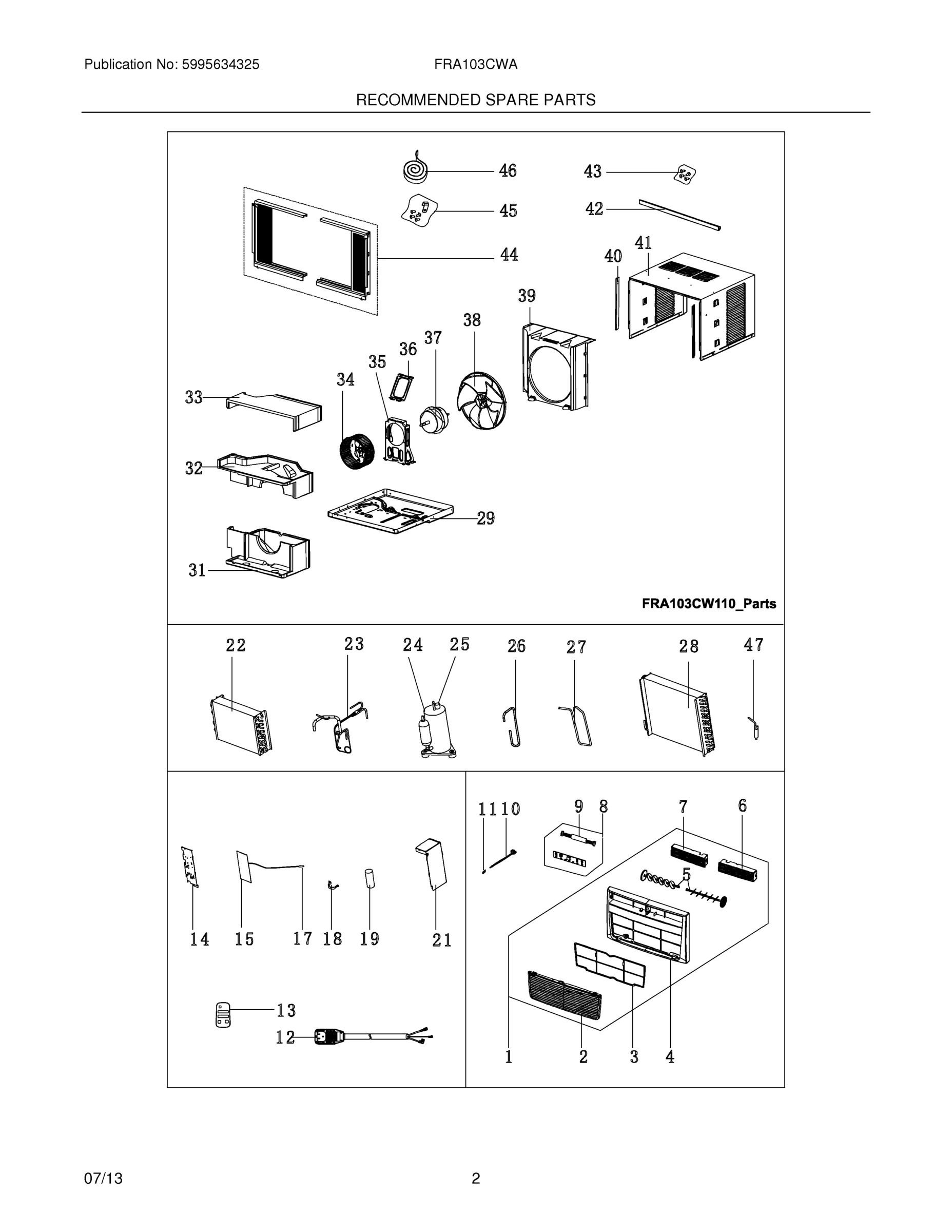 03 - RECOMMENDED SPARE PARTS