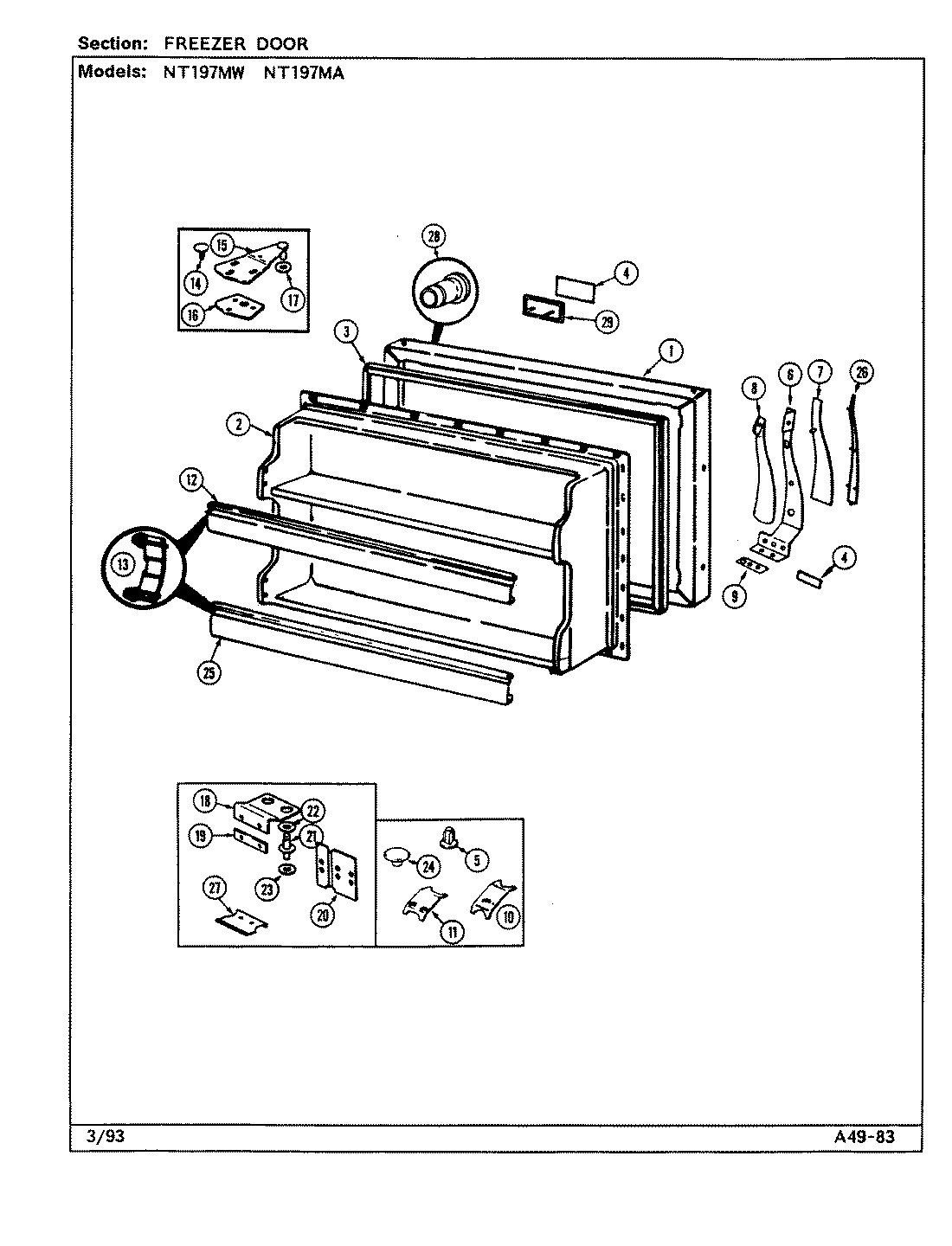 02 - FREEZER DOOR