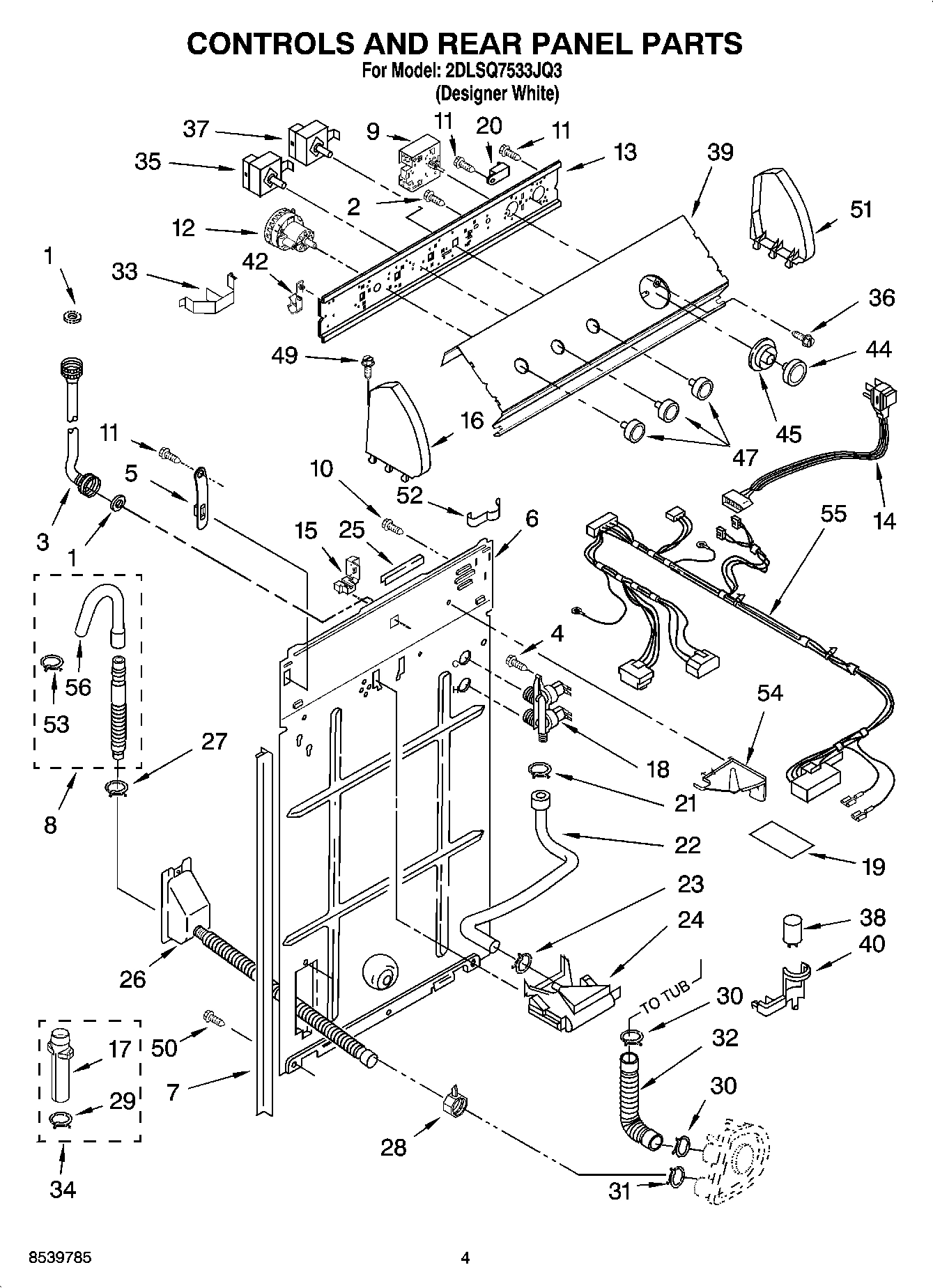 02 - CONTROLS AND REAR PANEL PARTS