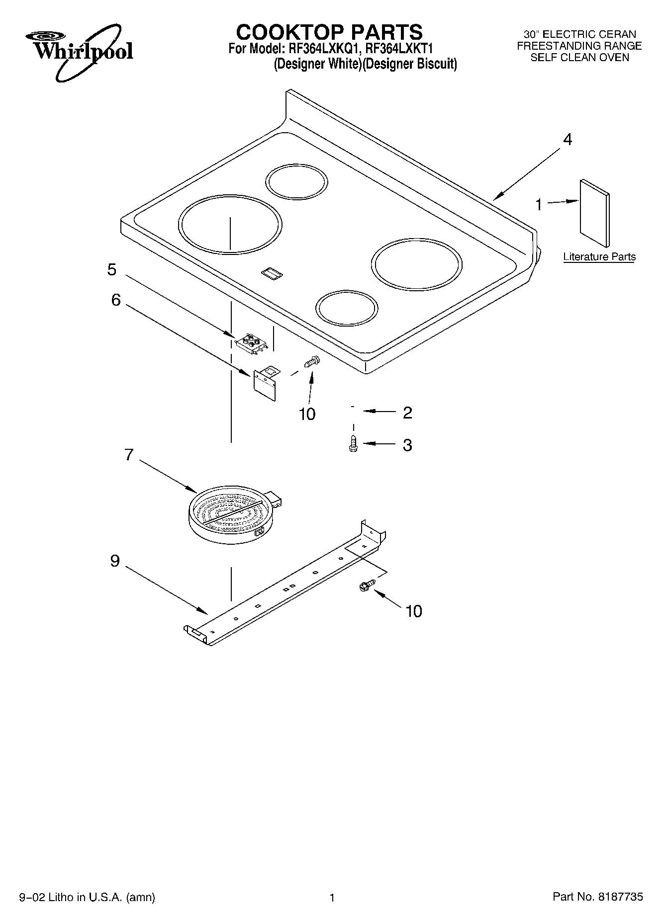 01 - COOKTOP, LITERATURE