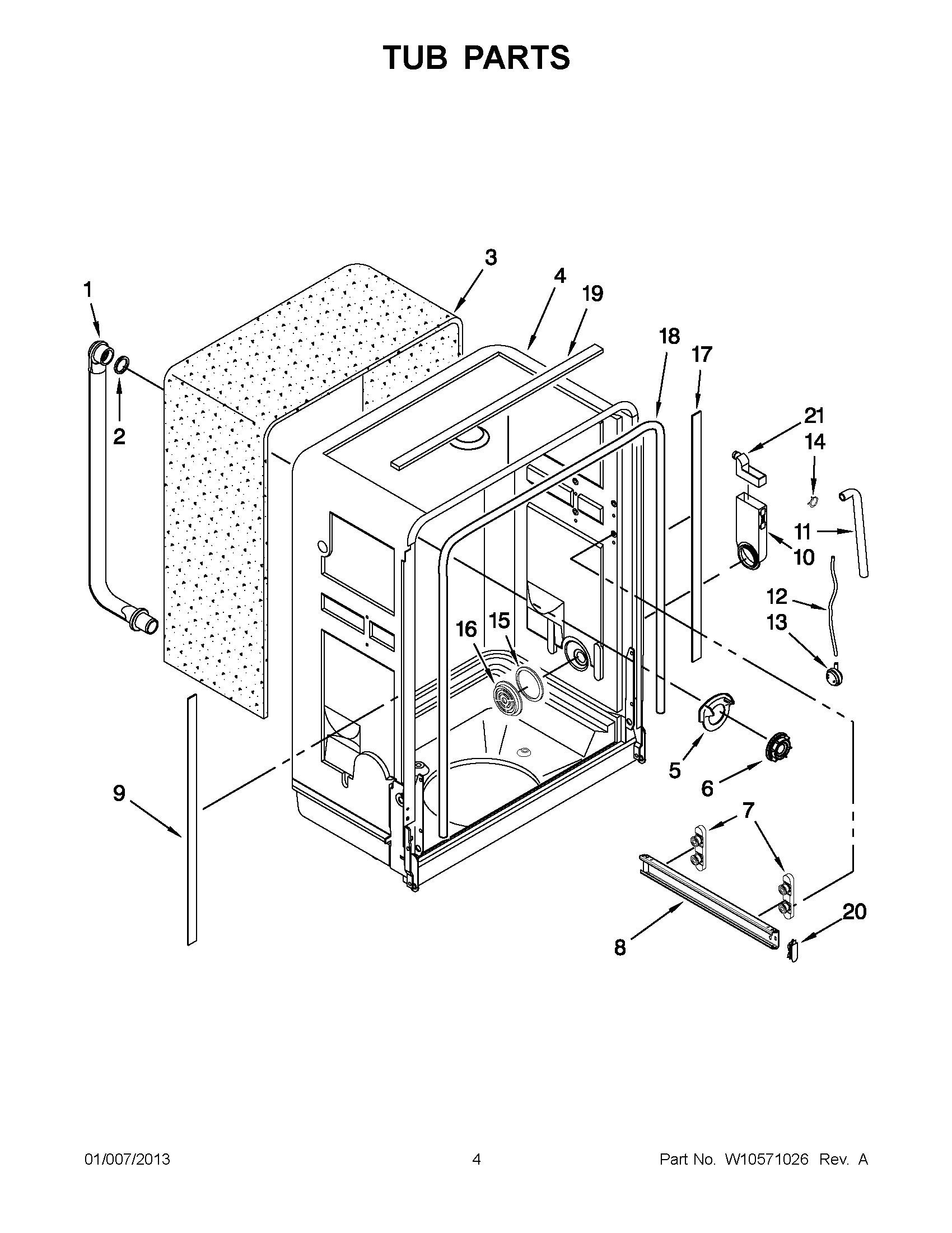 02 - TUB PARTS