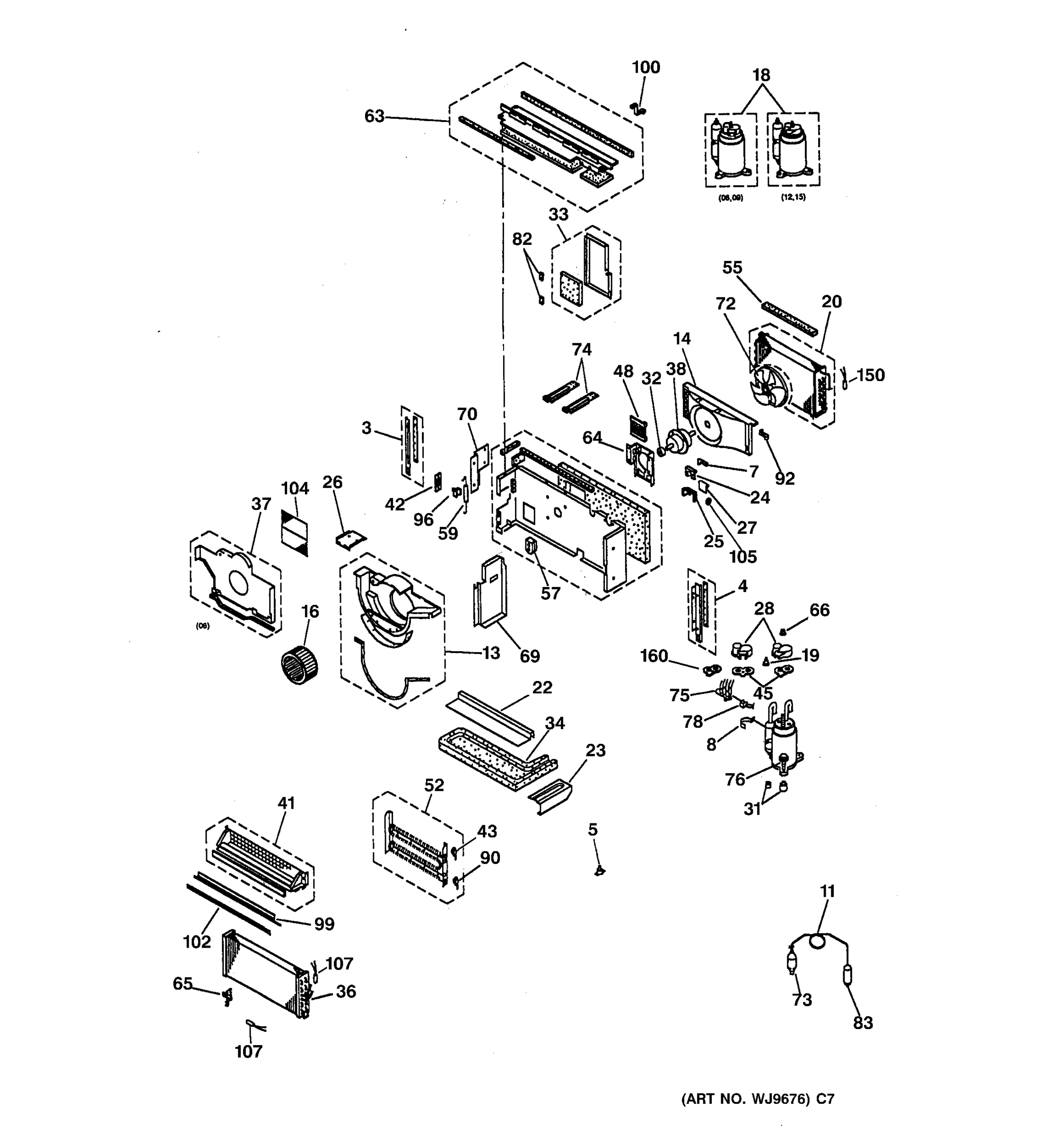 MOTOR, COMPRESSOR & SYSTEM COMPONENTS