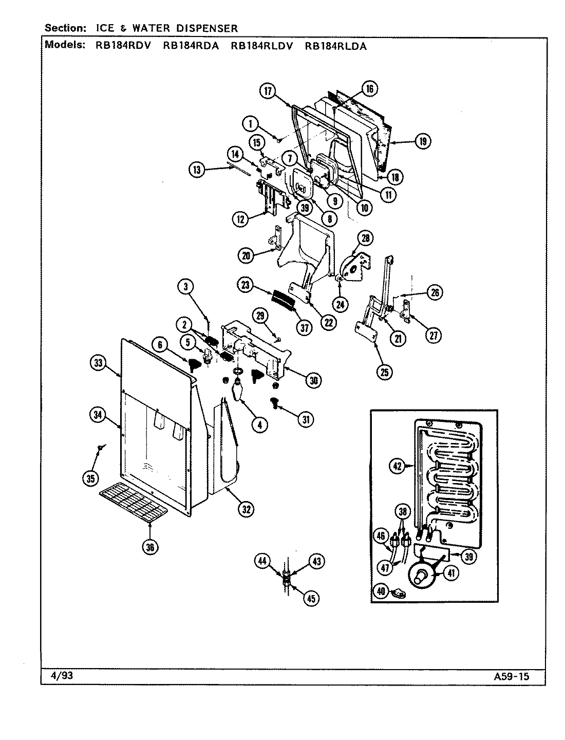01 - ICE & WATER DISPENSER