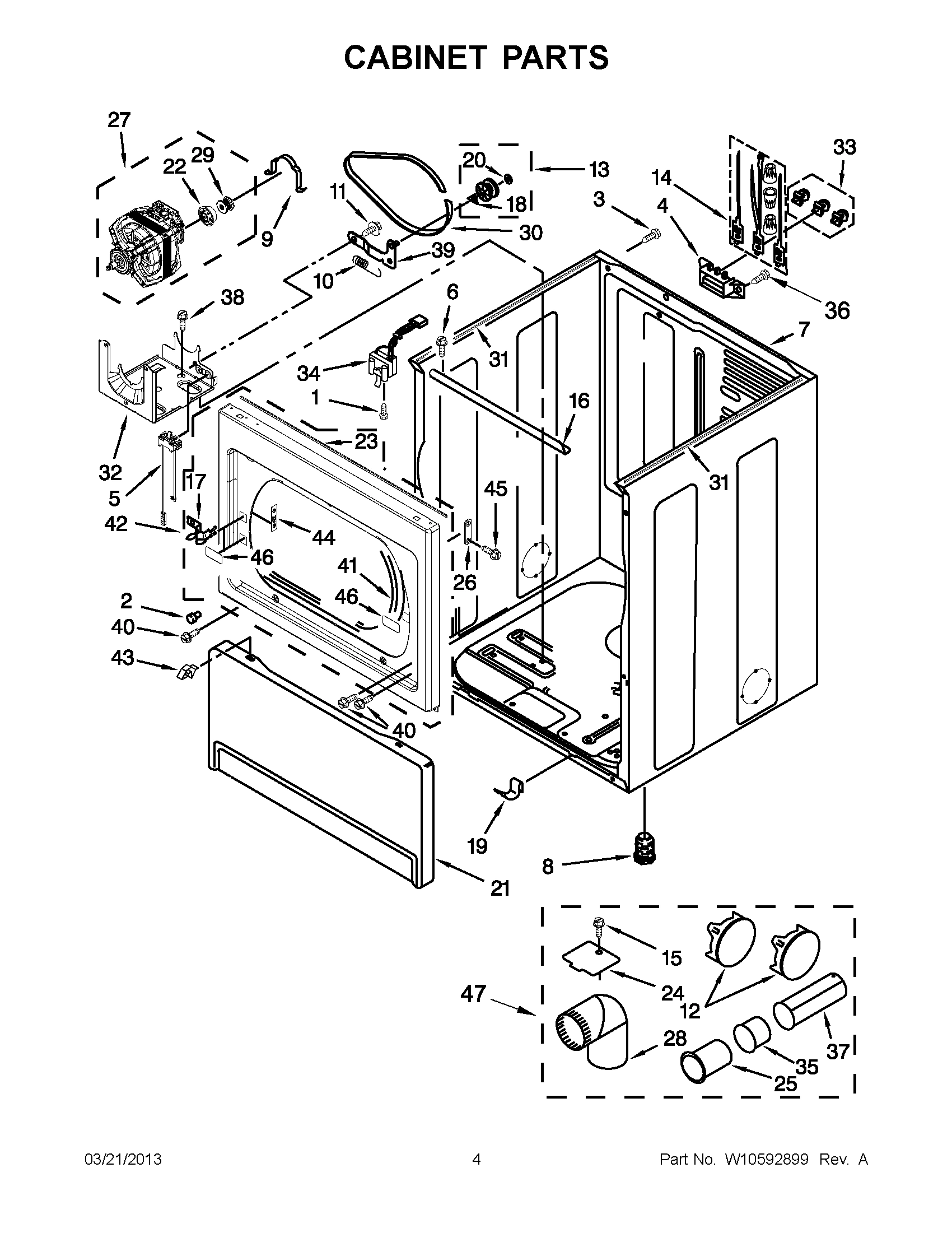 02 - CABINET PARTS