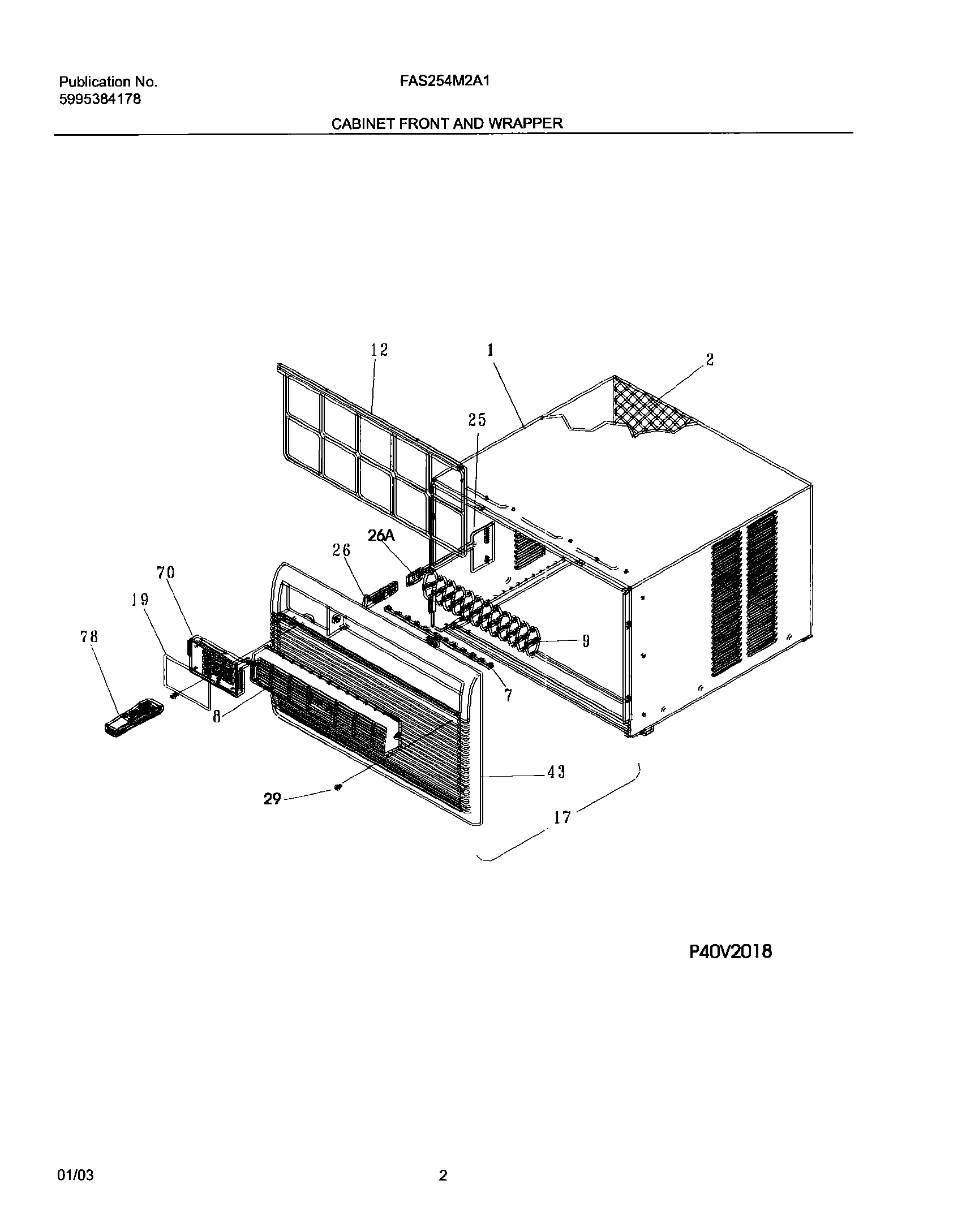 03 - CABINET FRONT AND WRAPPER