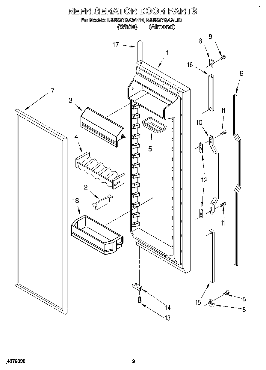 06 - REFRIGERATOR DOOR, LIT/OPTIONAL