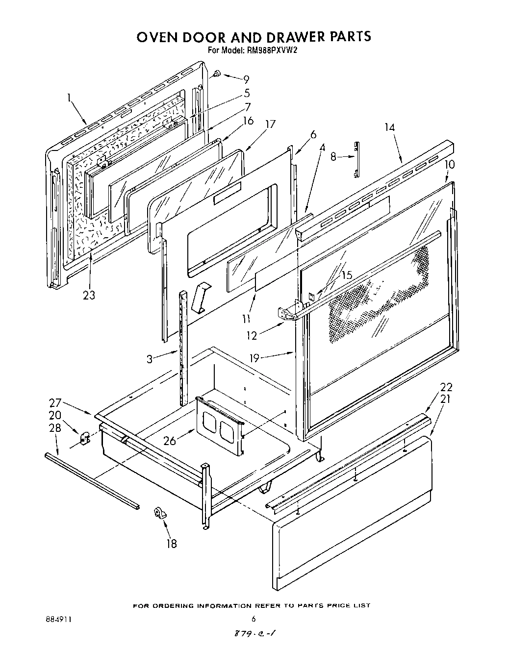 04 - OVEN DOOR AND DRAWER