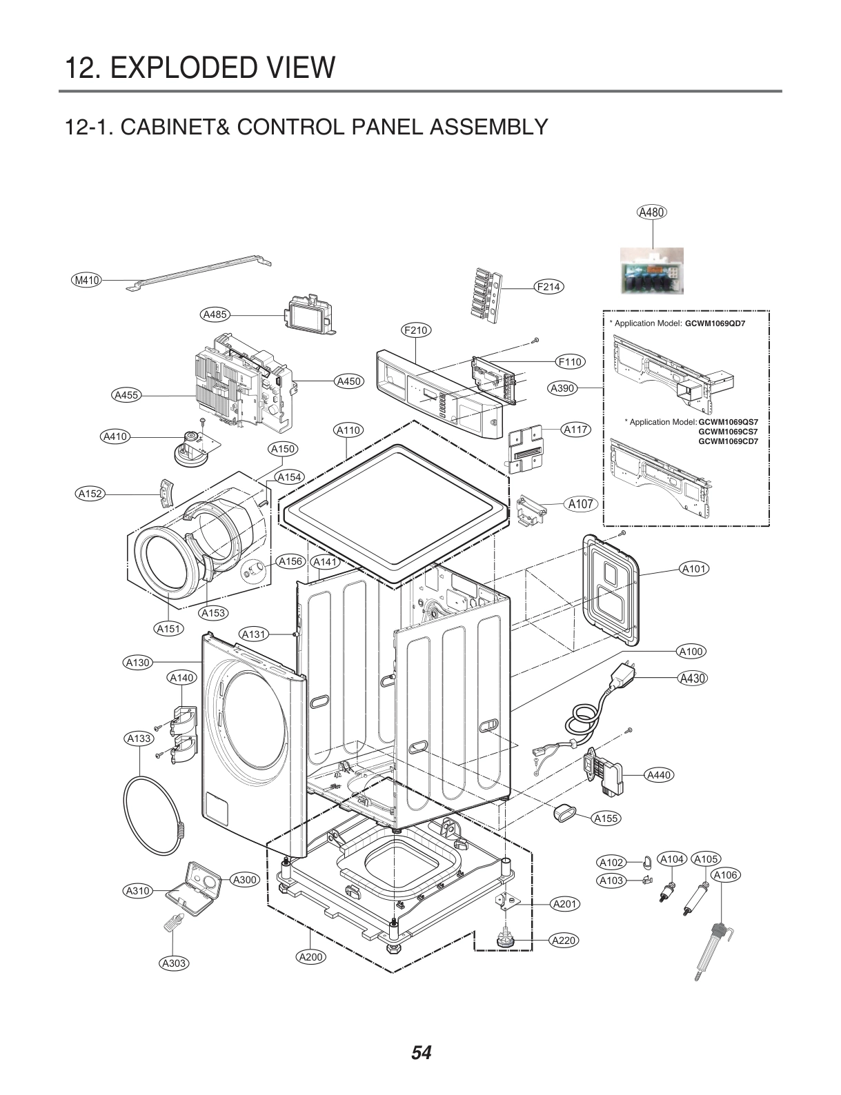 CABINET& CONTROL PANEL ASSEMBLY