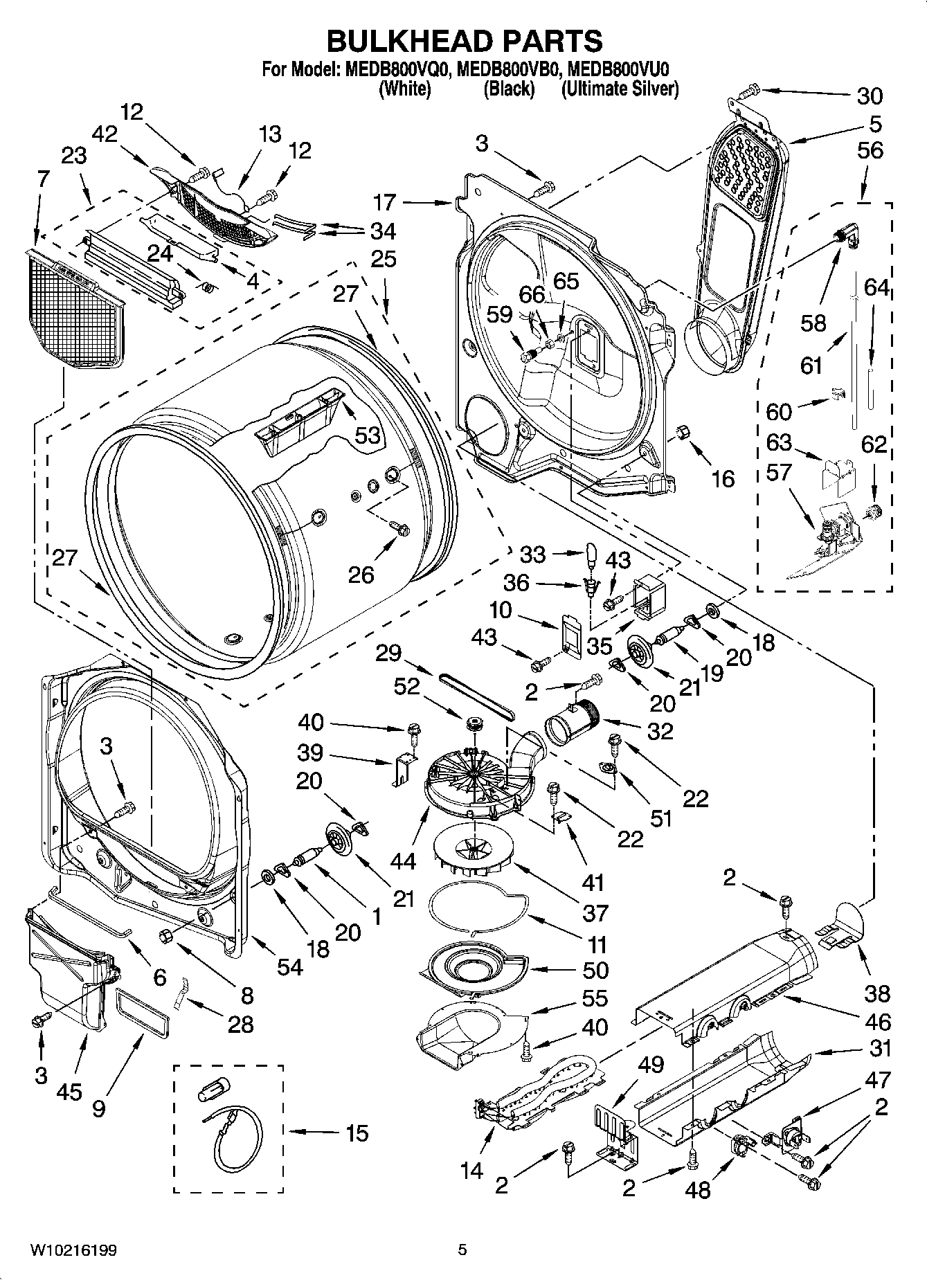 03 - BULKHEAD PARTS, OPTIONAL PARTS (NOT INCLUDED)
