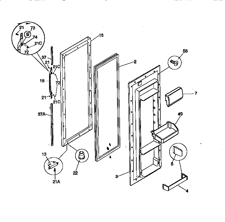 REFRIGERATOR DOOR