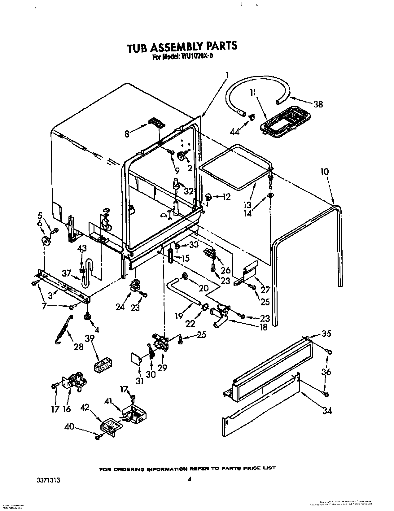 04 - TUB ASSEMBLY