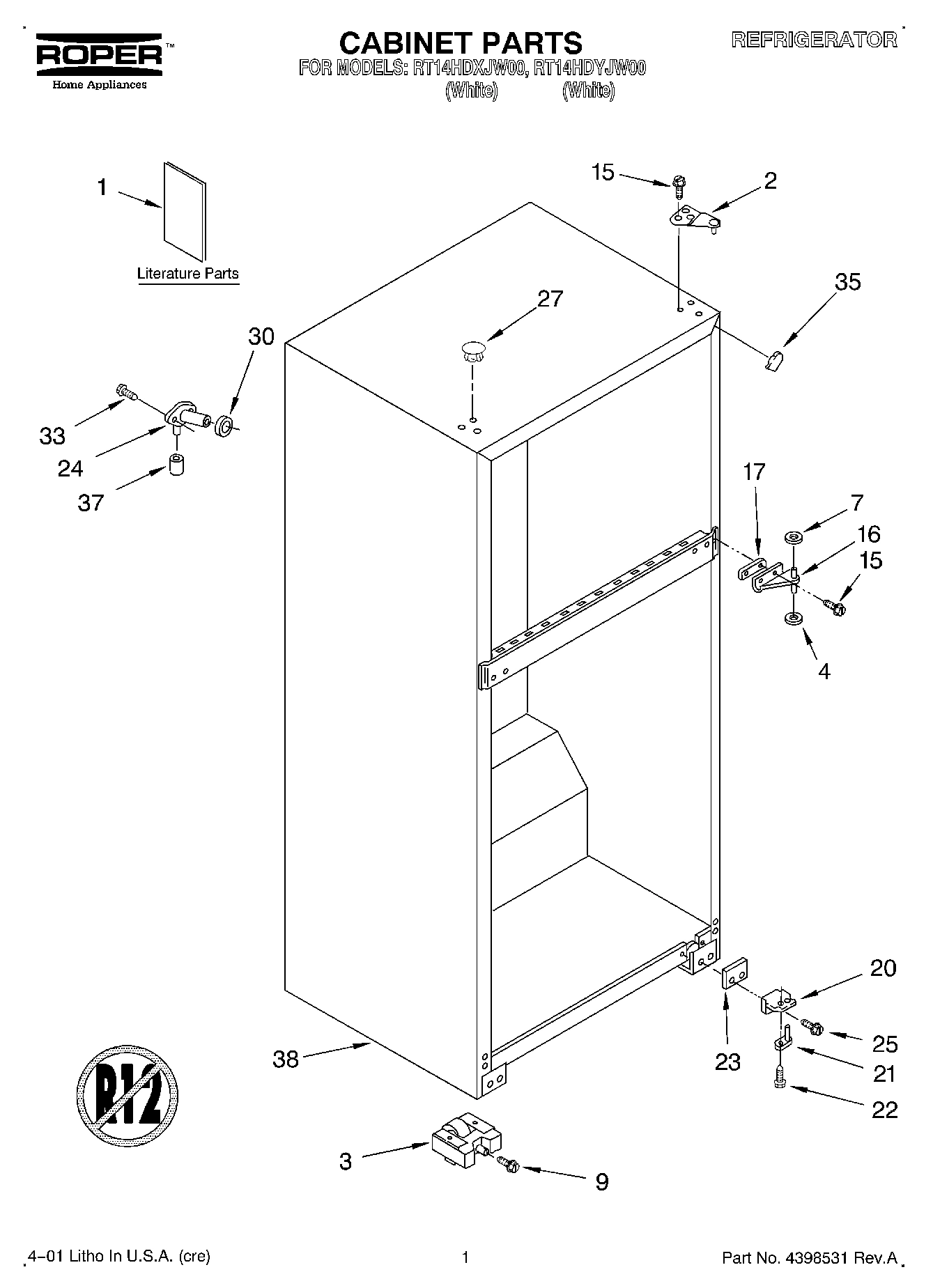 01 - CABINET, LITERATURE