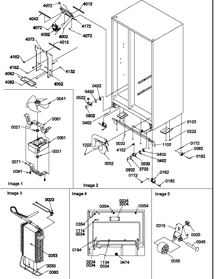 03 - DRAIN SYSTEM, ROLLERS, & EVAPORATER ASSY