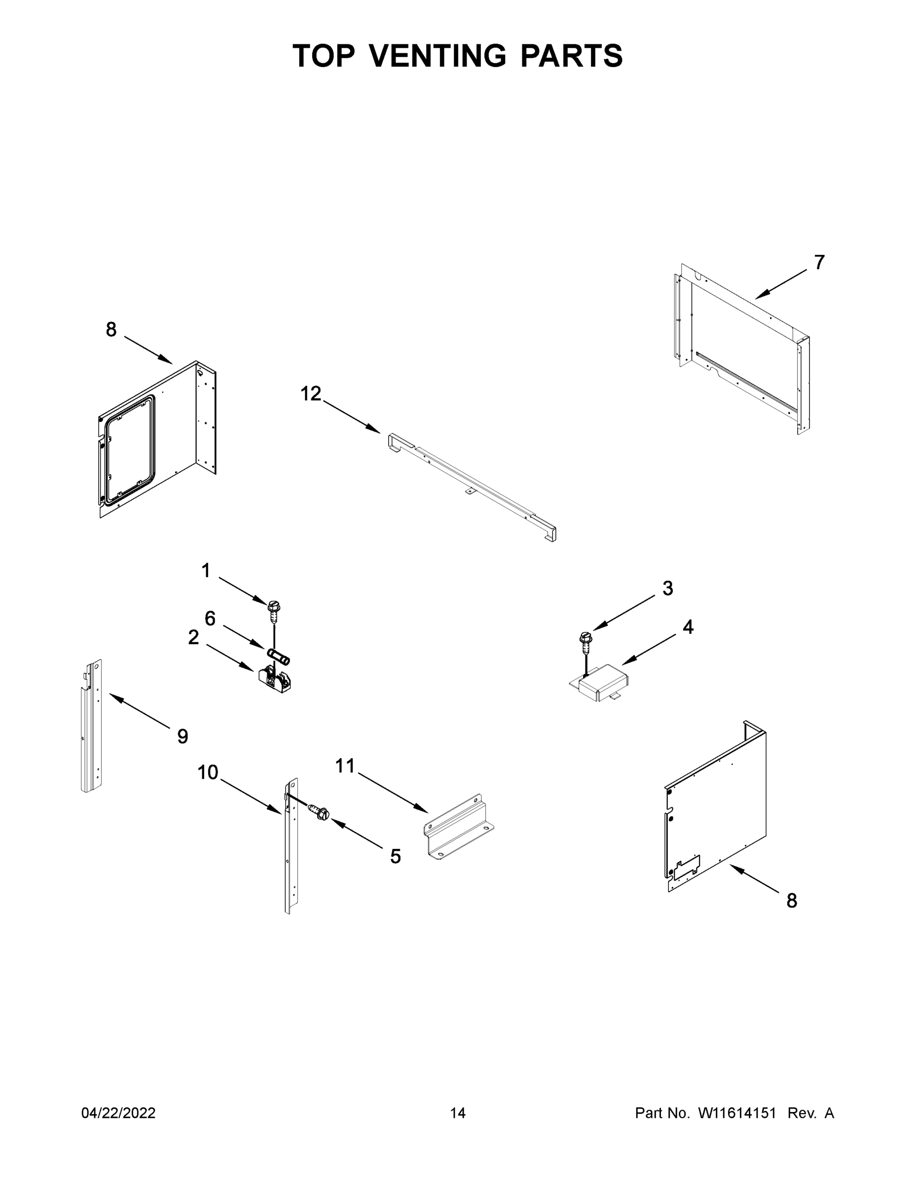 08 - TOP VENTING PARTS
