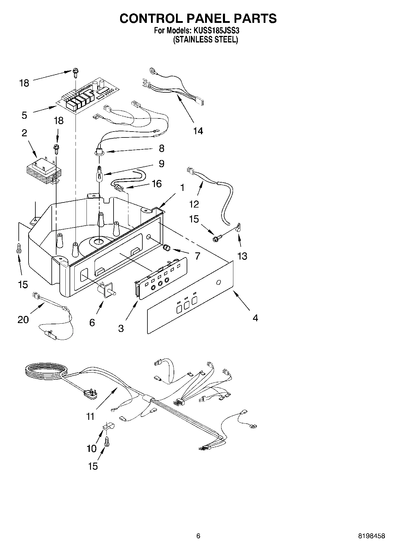 04 - CONTROL PANEL PARTS
