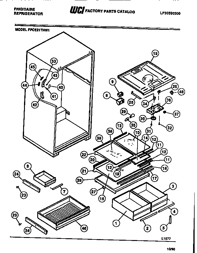 04 - FOOD COMPARTMENT, SHELVES, MOULDING