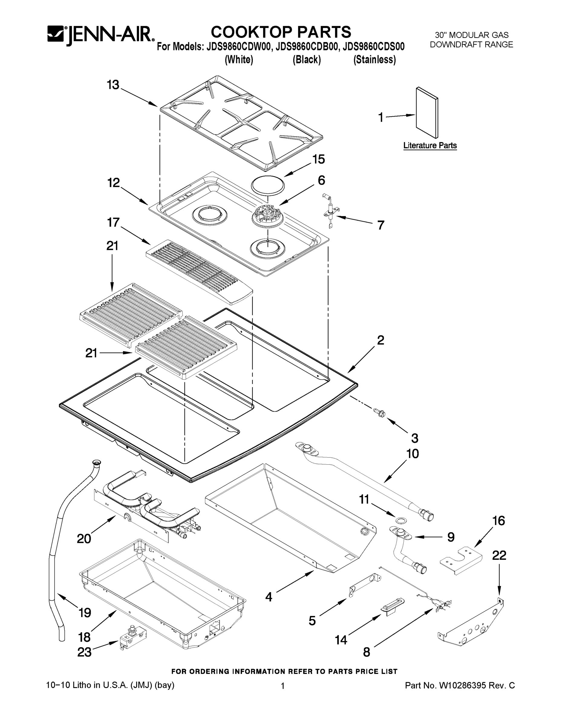 01 - COOKTOP PARTS