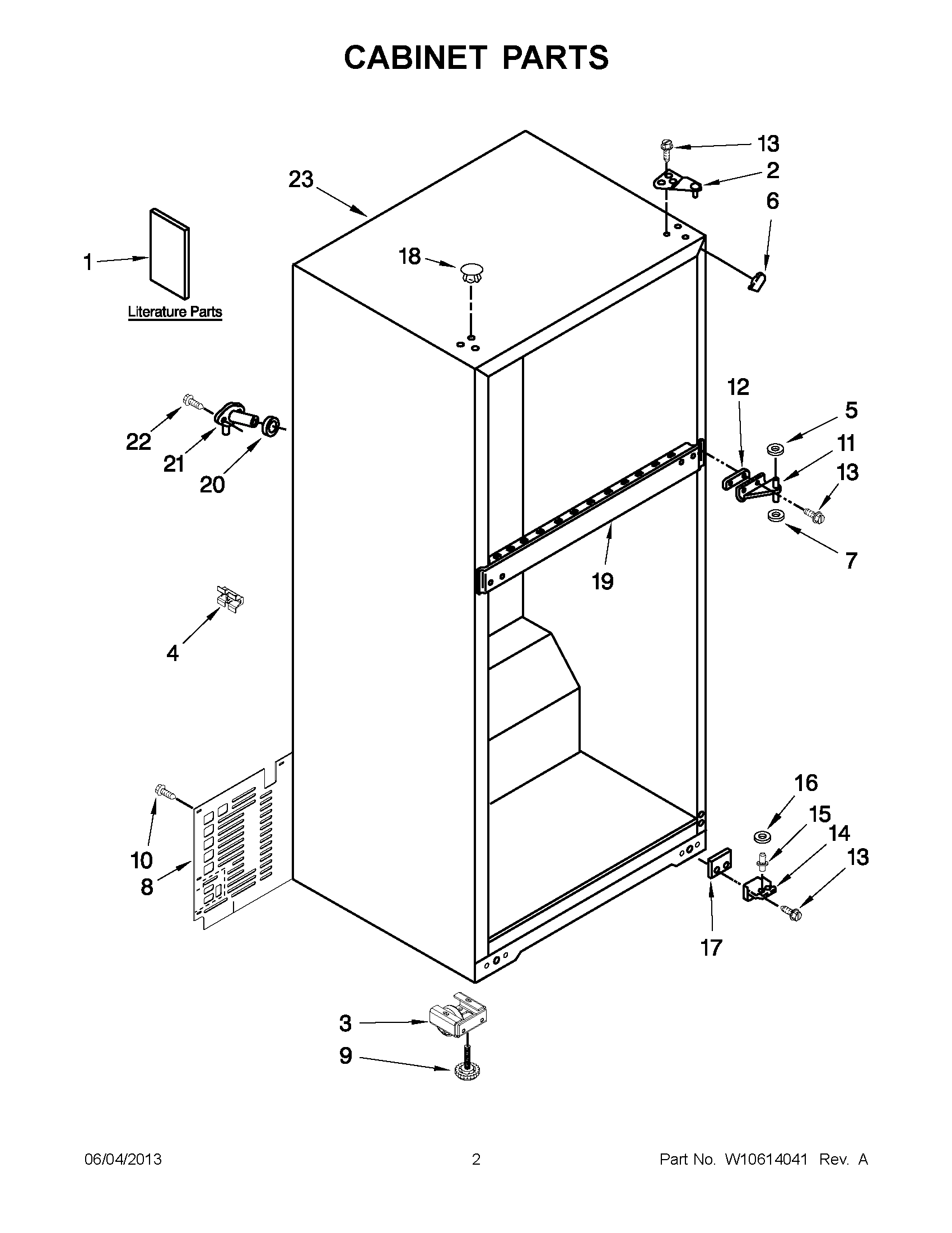 01 - CABINET PARTS