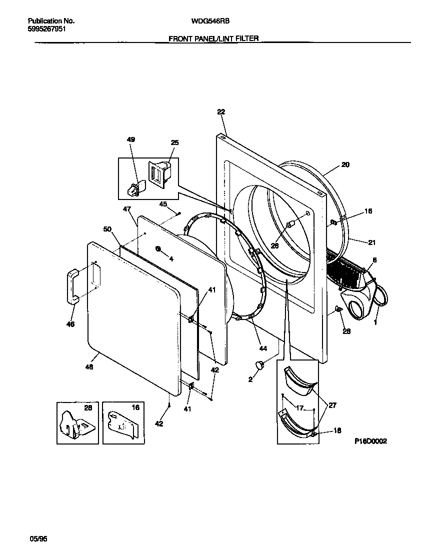 03 - FRONT PANEL/LINT FILTER