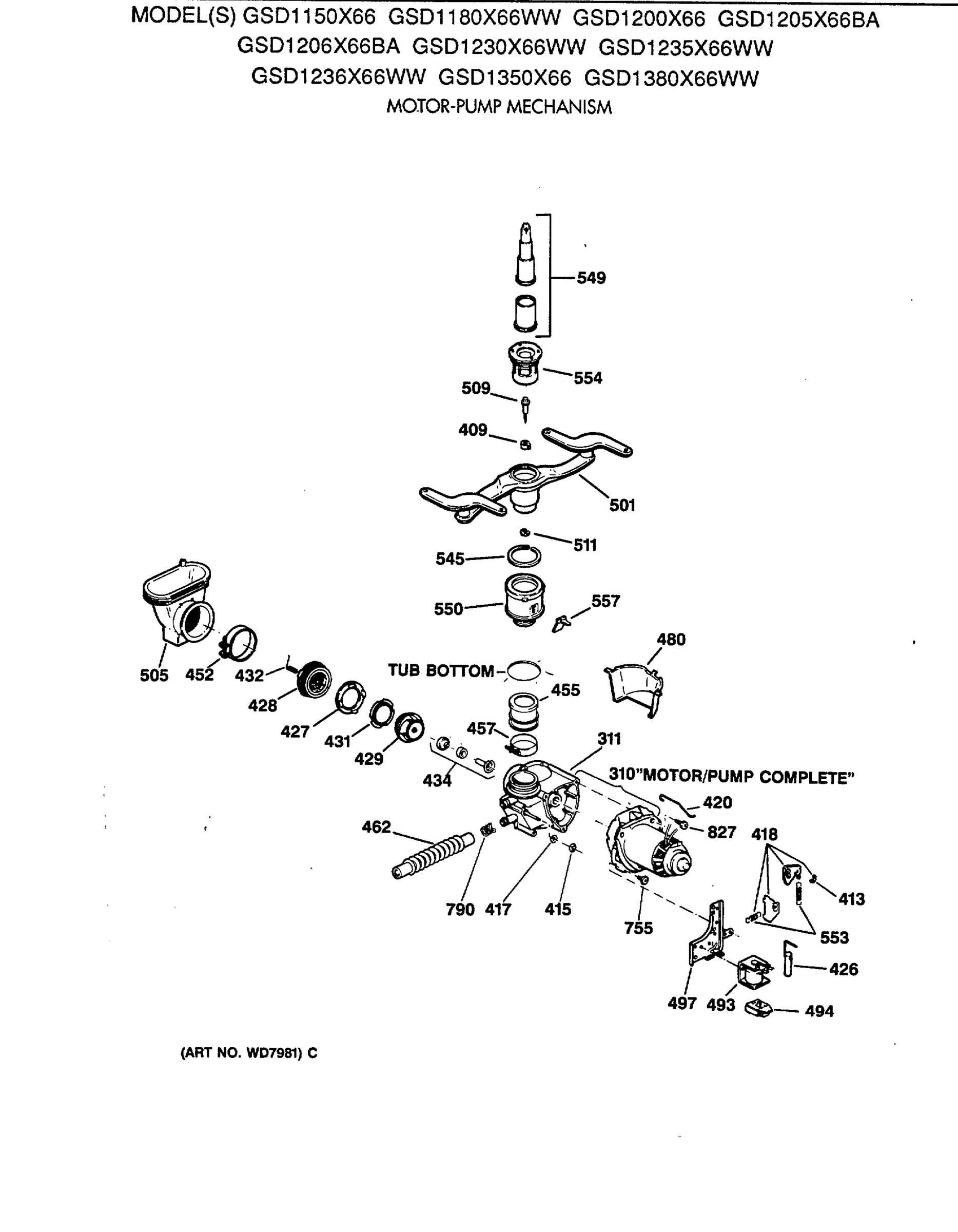 MOTOR-PUMP MECHANISM