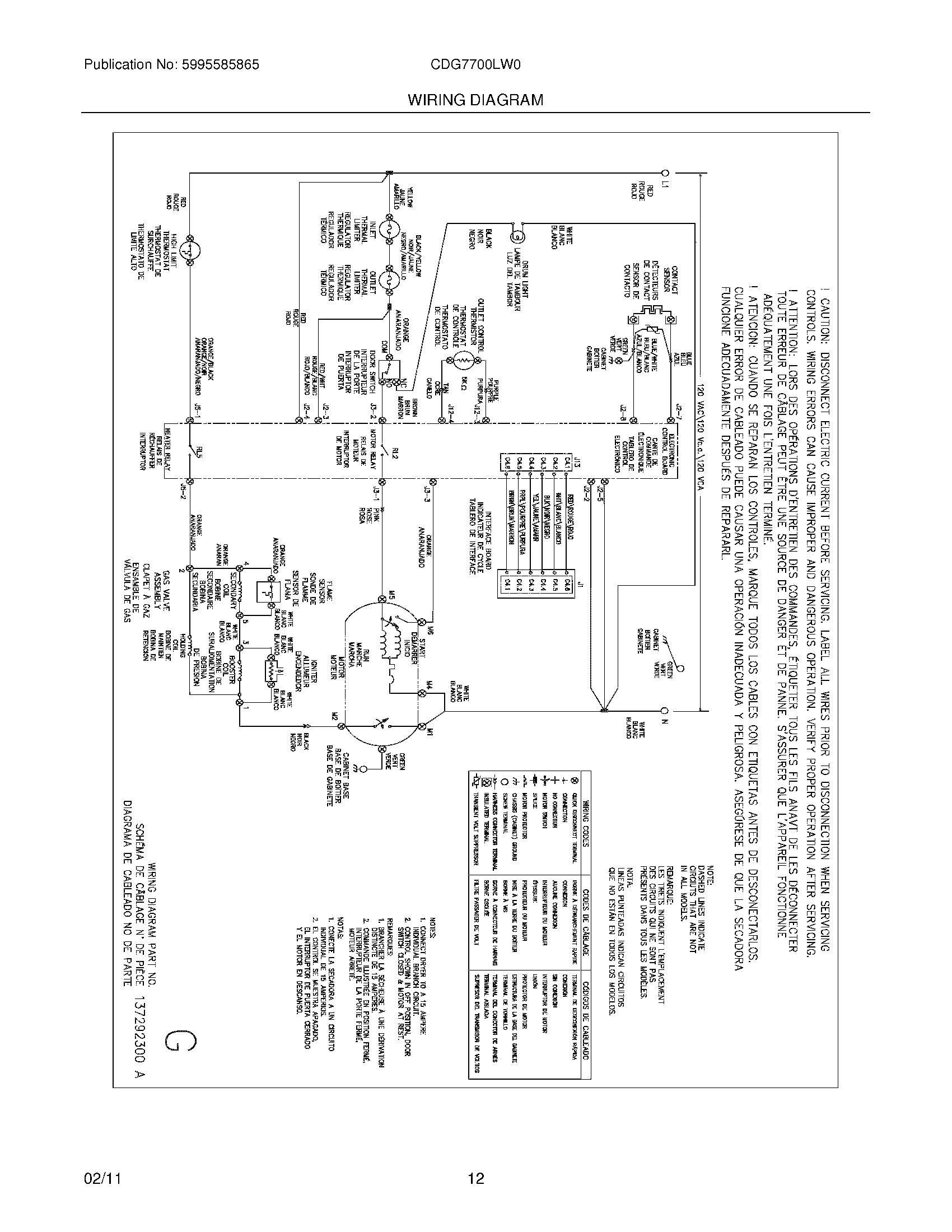 12 - WIRING DIAGRAM
