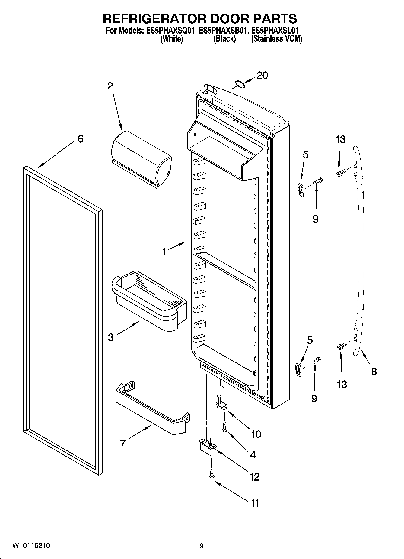 06 - REFRIGERATOR DOOR PARTS