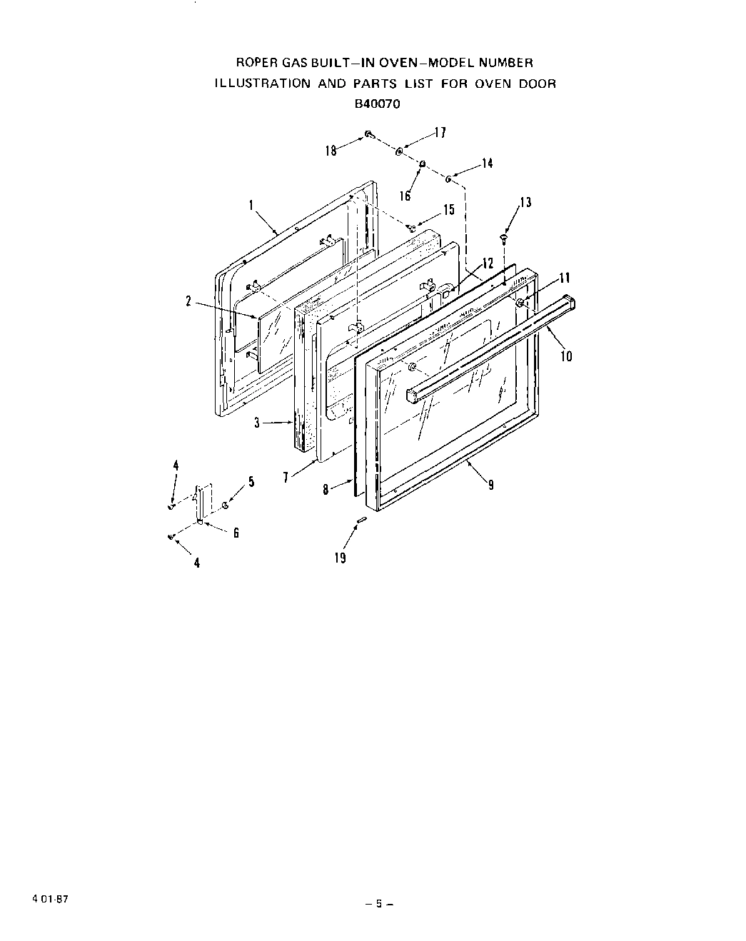 04 - OVEN DOOR, LIT/OPTIONAL