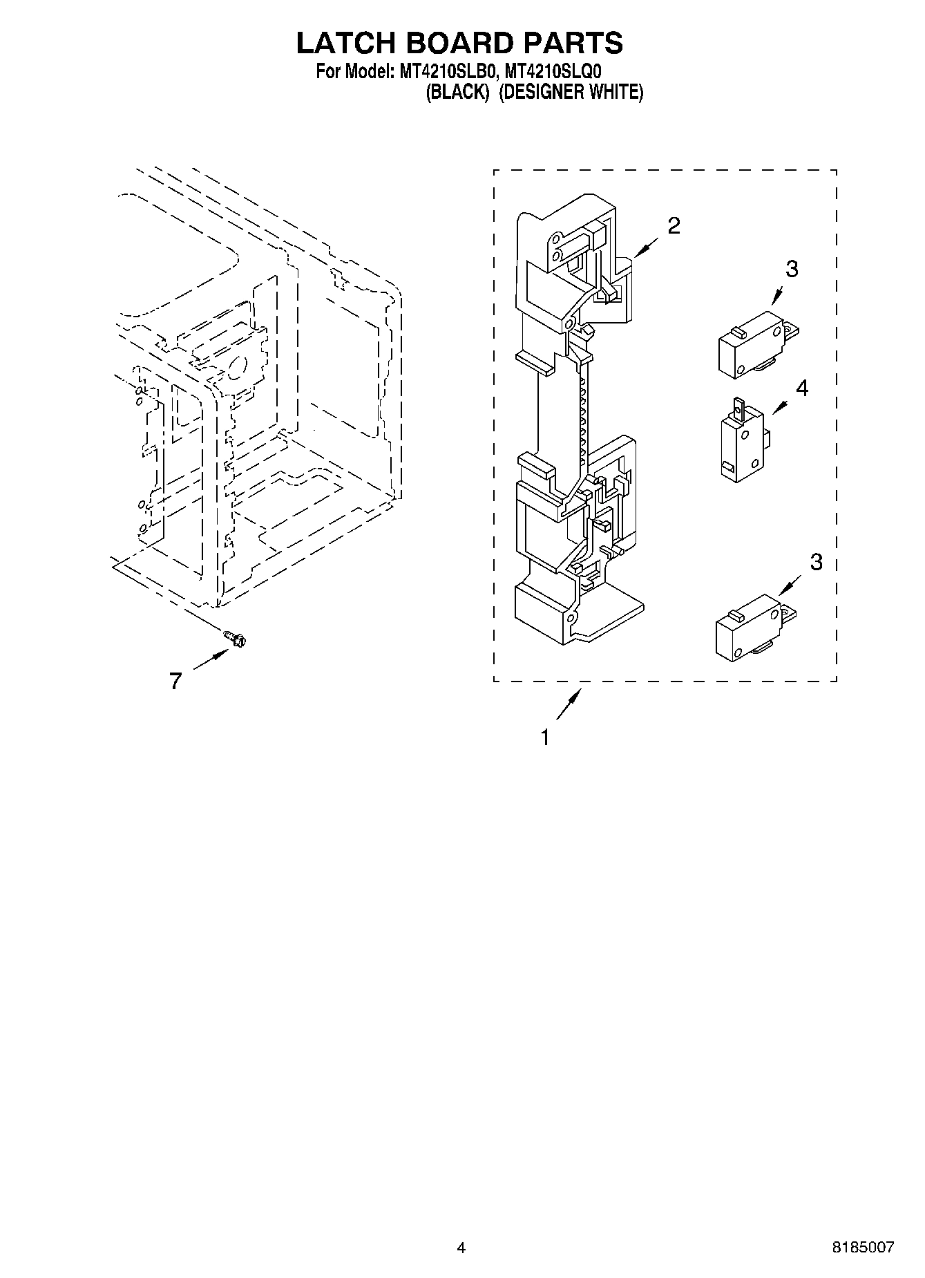 04 - LATCH BOARD PARTS