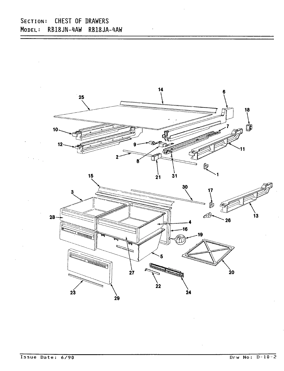 01 - CHEST OF DRAWERS