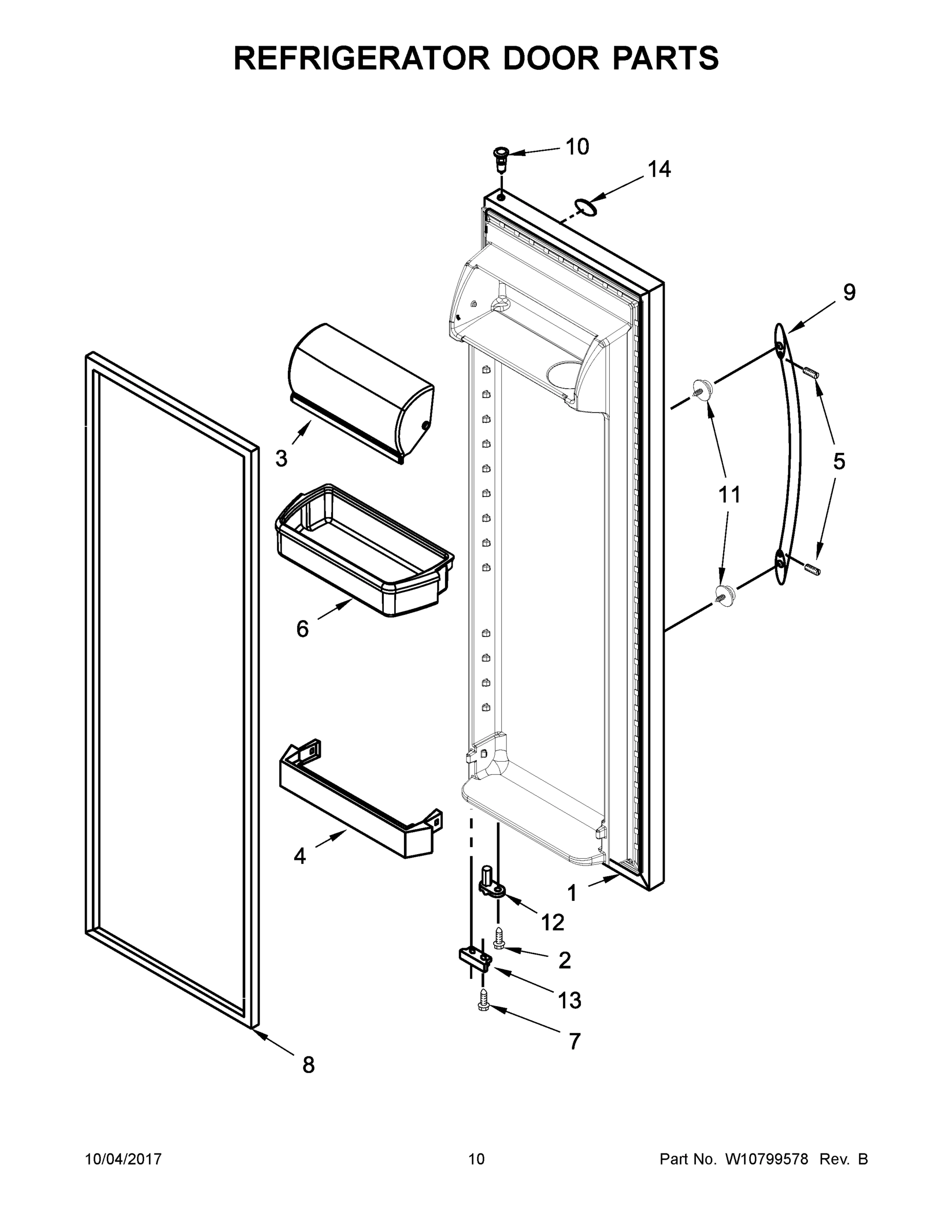 06 - REFRIGERATOR DOOR PARTS