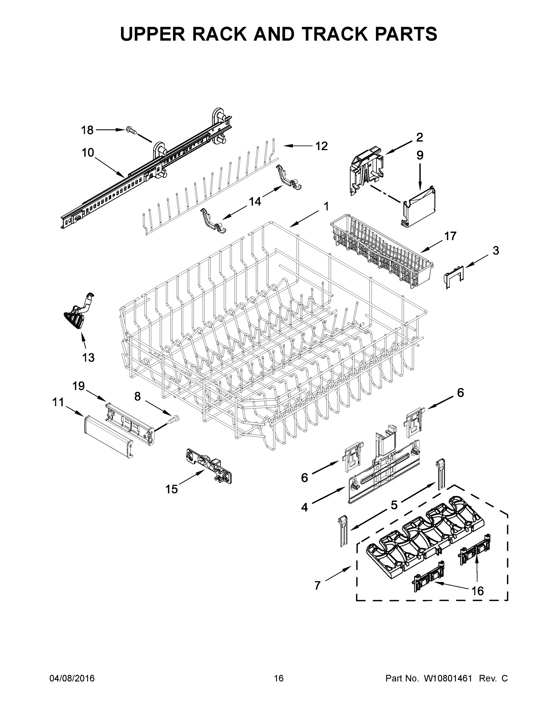 09 - UPPER RACK AND TRACK PARTS
