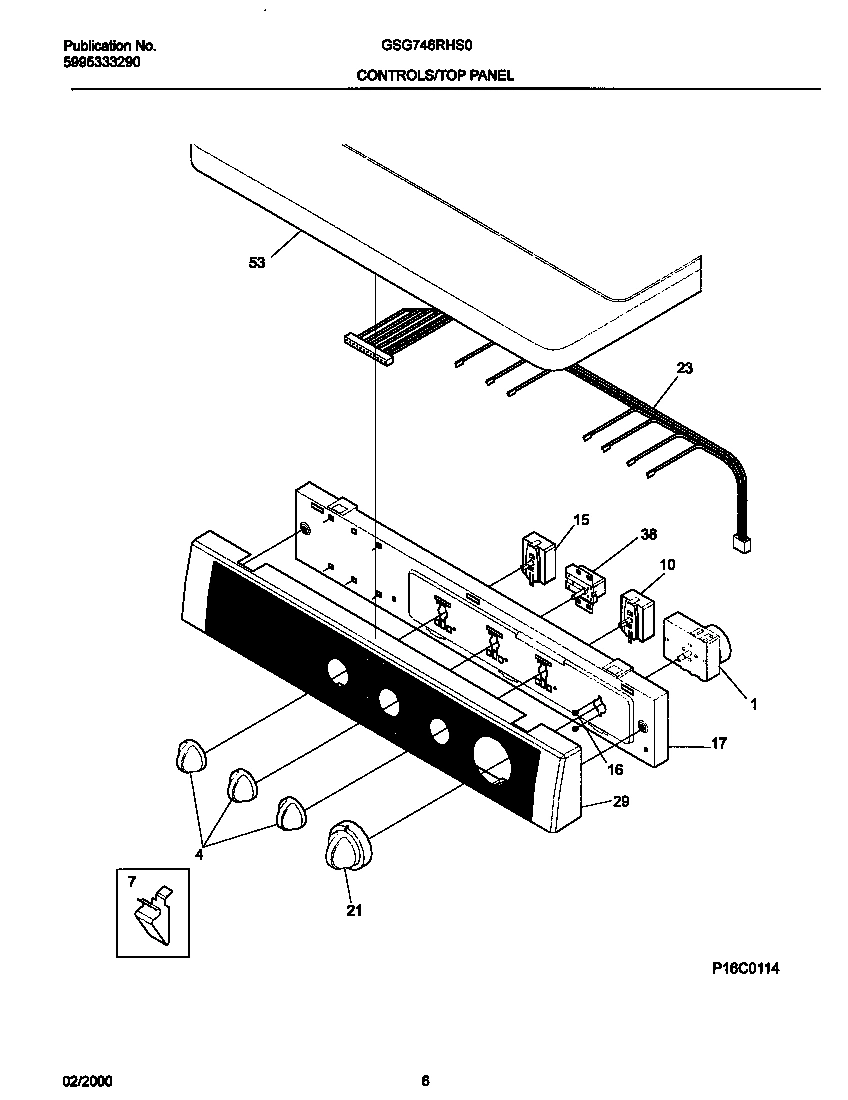 04 - P16C0114 CONTROL PANEL