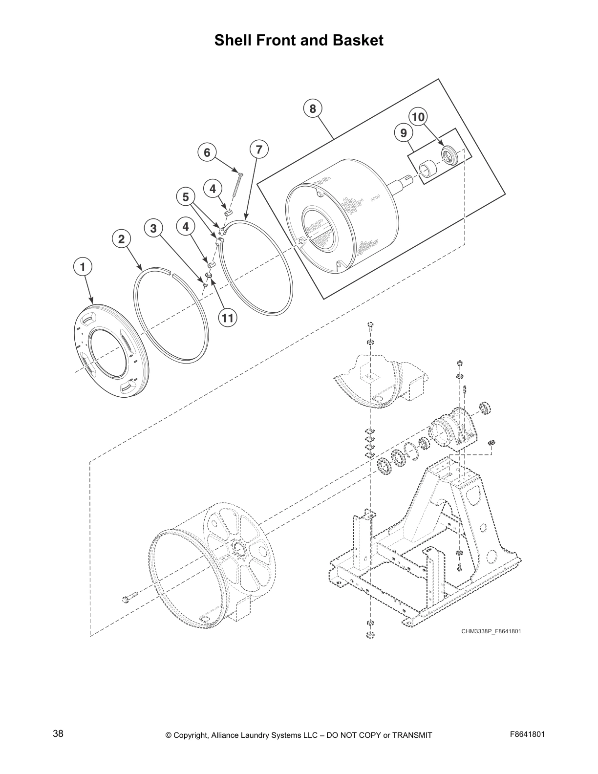Shell Front and Basket