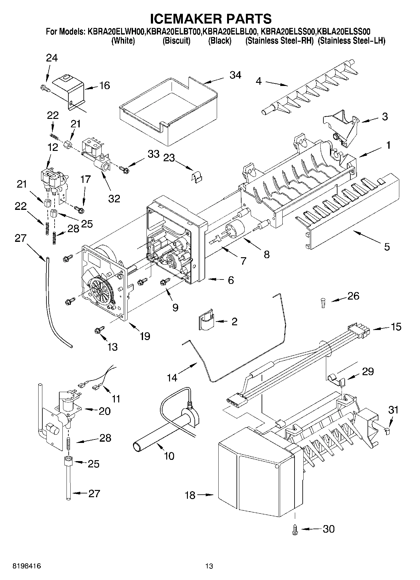 07 - ICEMAKER PARTS