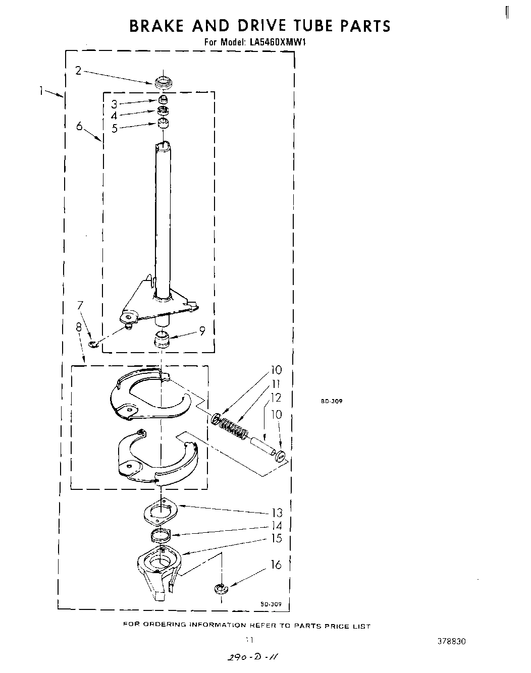 09 - BRAKE AND DRIVE TUBE