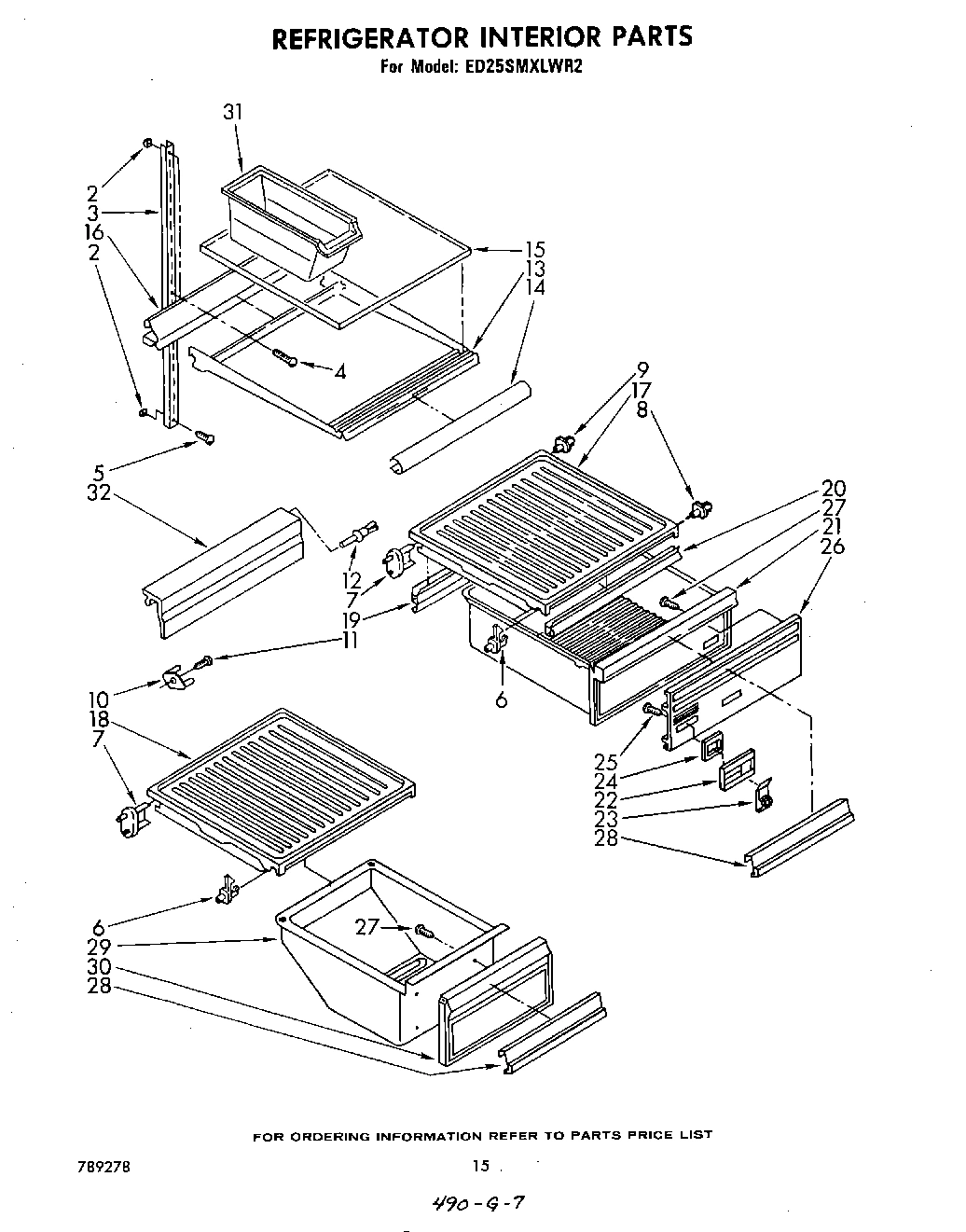 09 - REFRIGERATOR INTERIOR , LIT/OPTIONAL