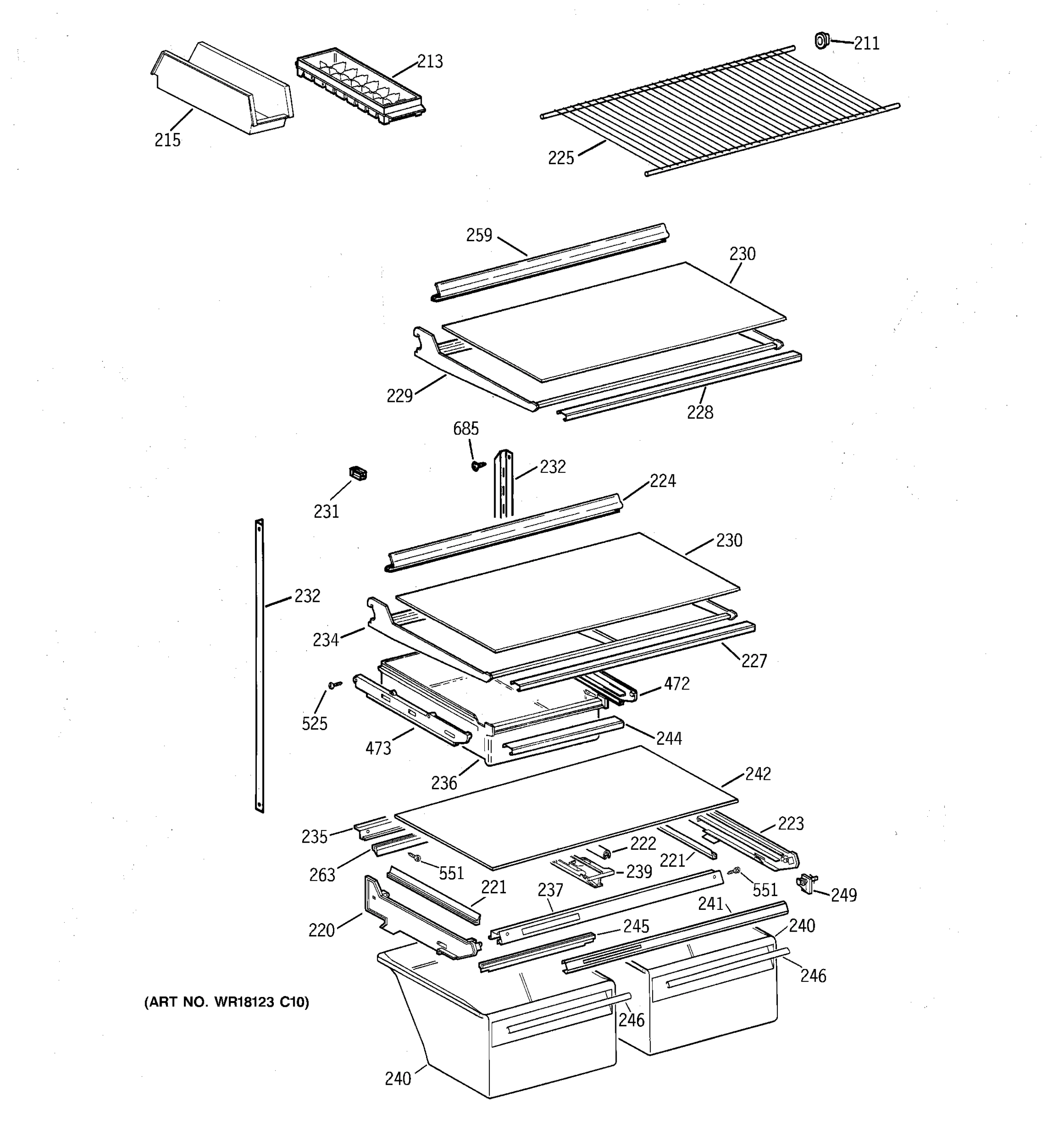 SHELF PARTS