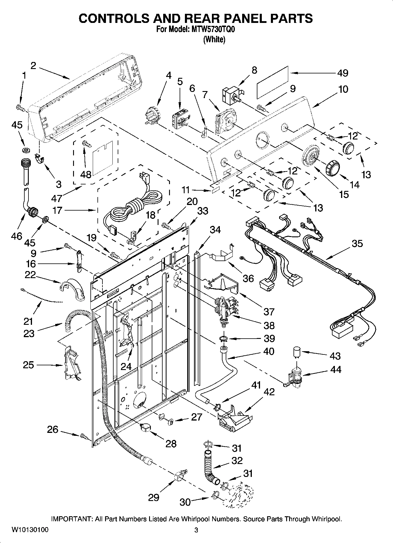 02 - CONTROLS AND REAR PANEL PARTS