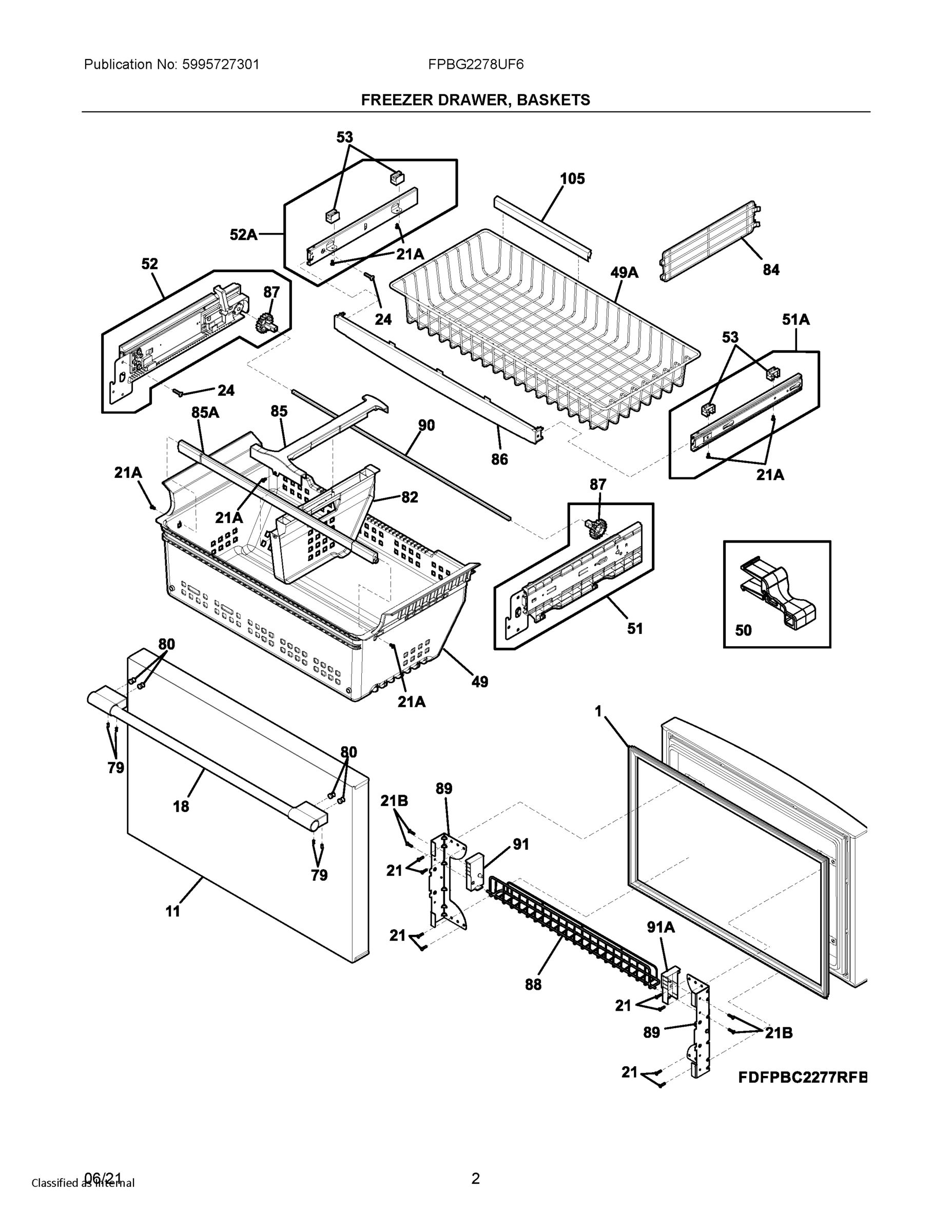 02 - FREEZER DRAWER, BASKETS
