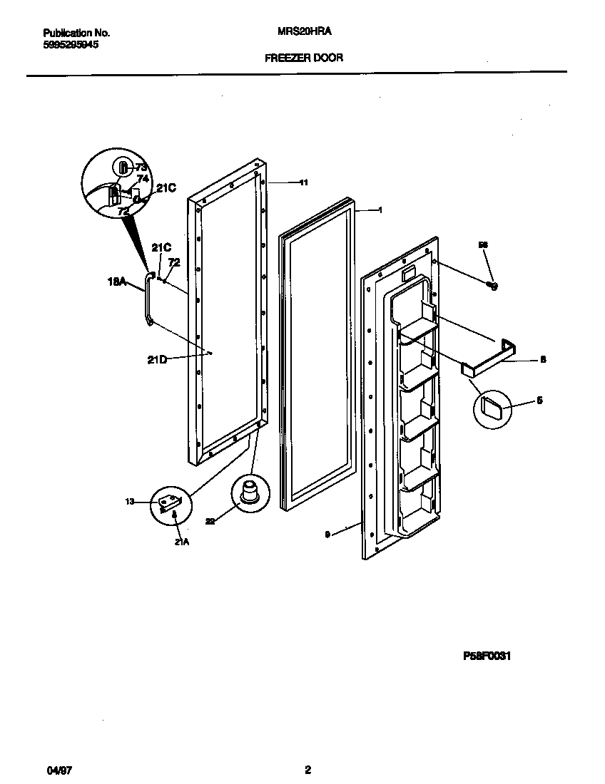02 - FREEZER DOOR