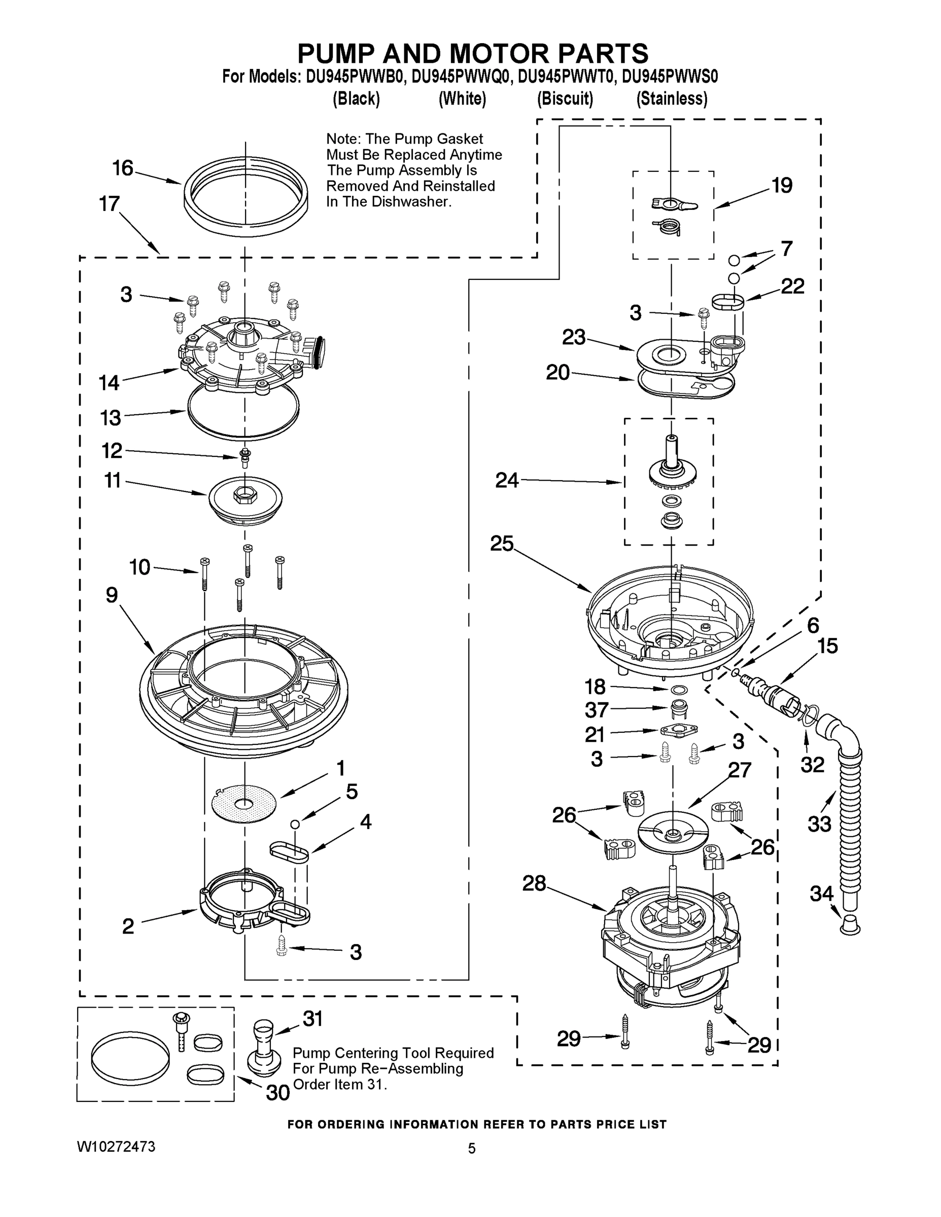 04 - PUMP AND MOTOR PARTS