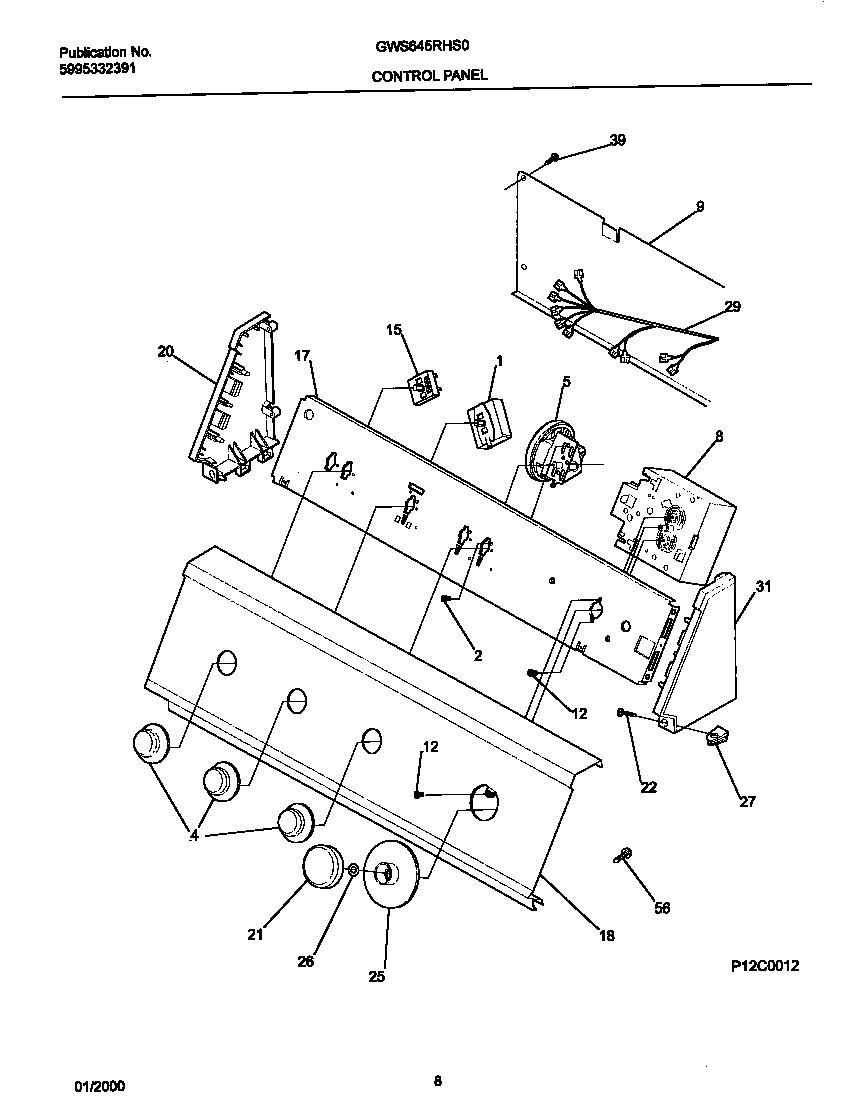 05 - P12C0012 CONTROL PANEL
