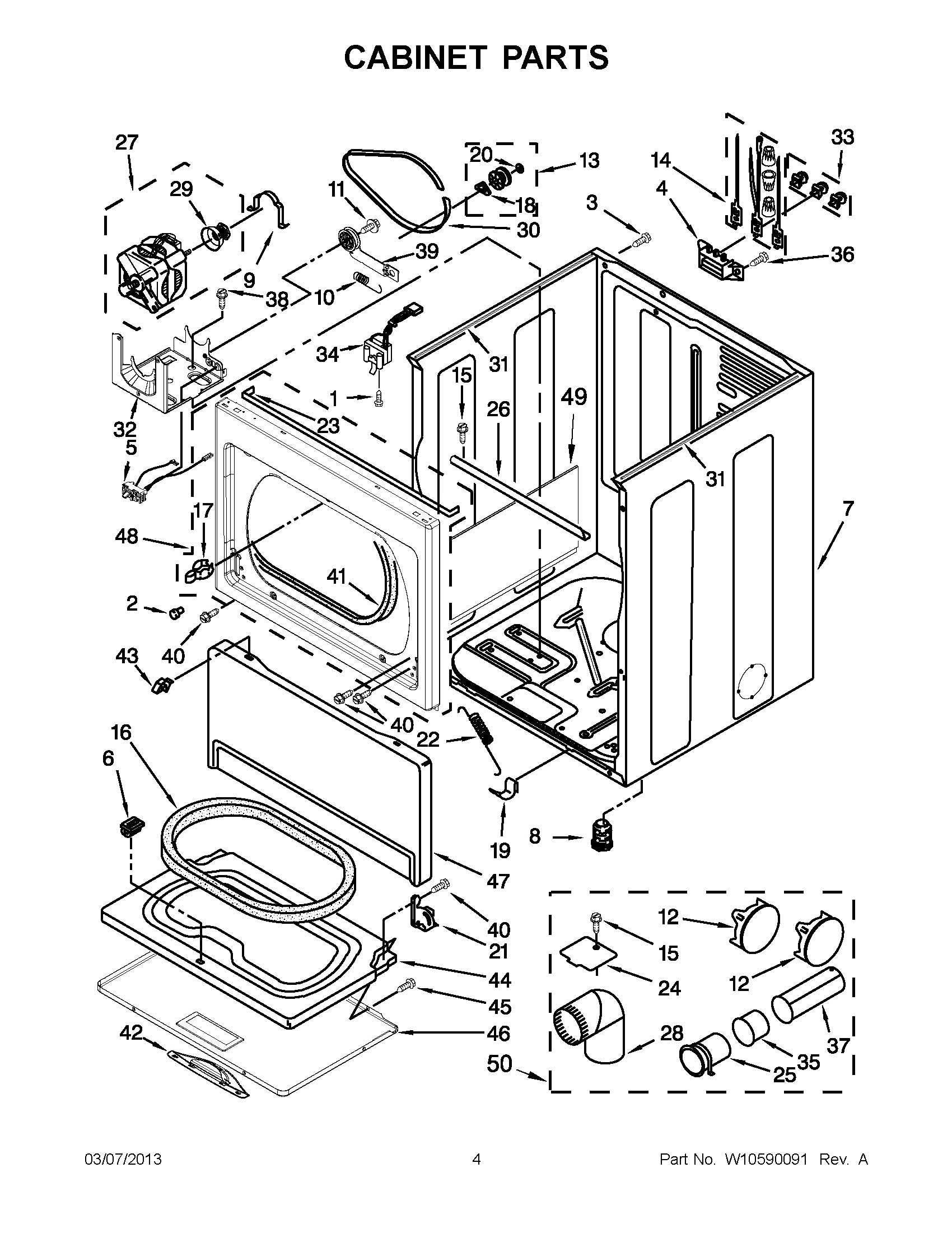 02 - CABINET PARTS