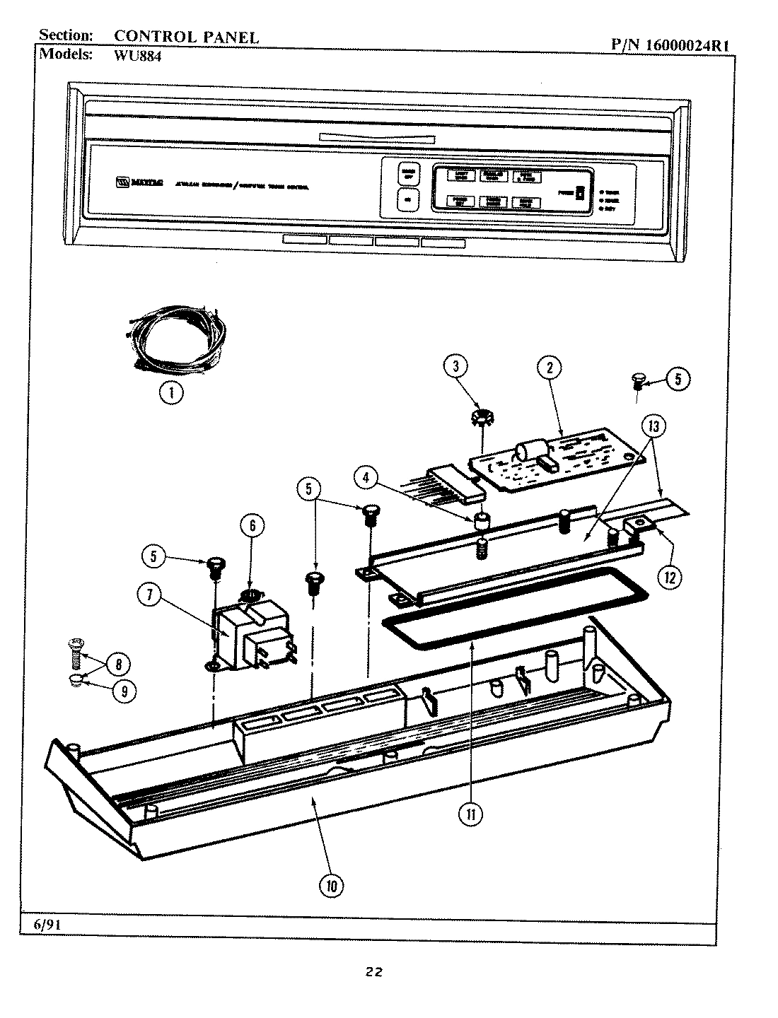 02 - CONTROL PANEL (WU884)