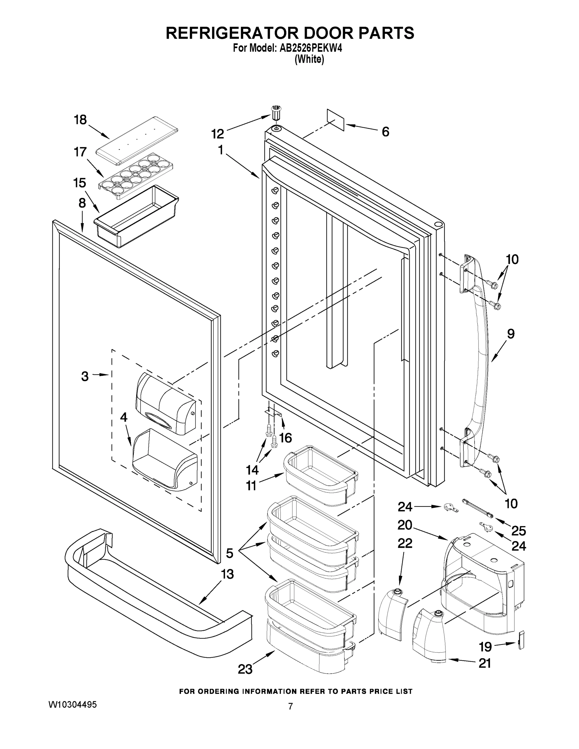 04 - REFRIGERATOR DOOR PARTS