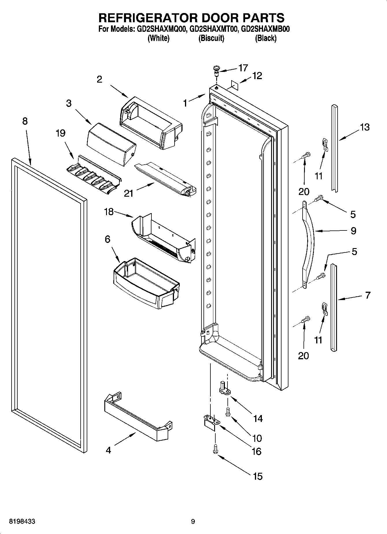 06 - REFRIGERATOR DOOR PARTS
