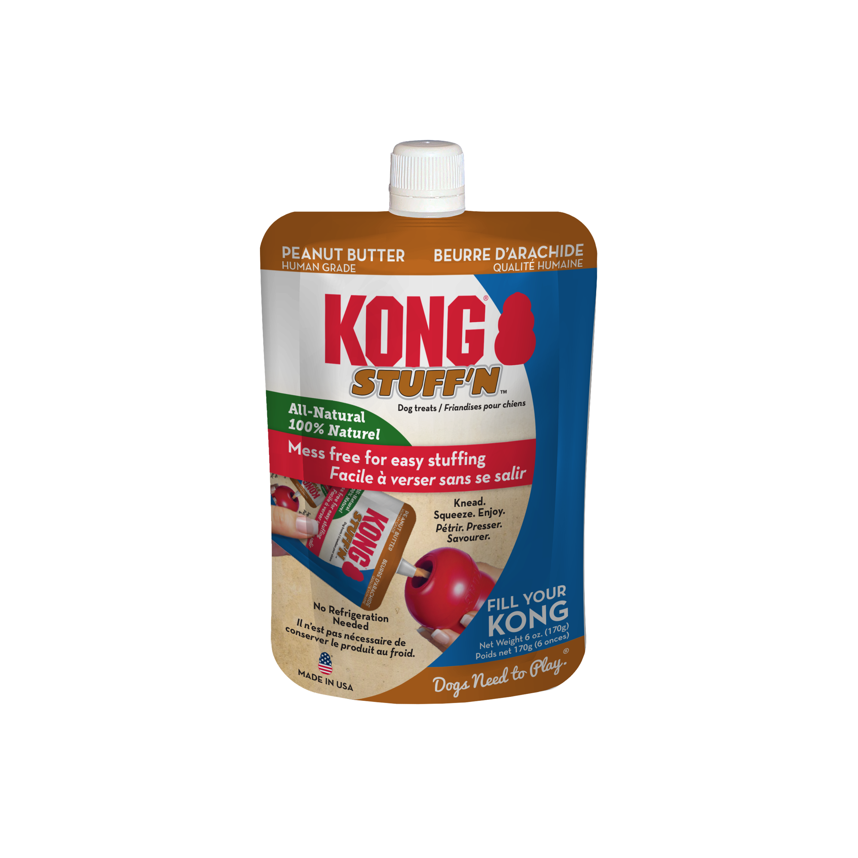 Stuff'N All Natural Peanut Butter onpack product image